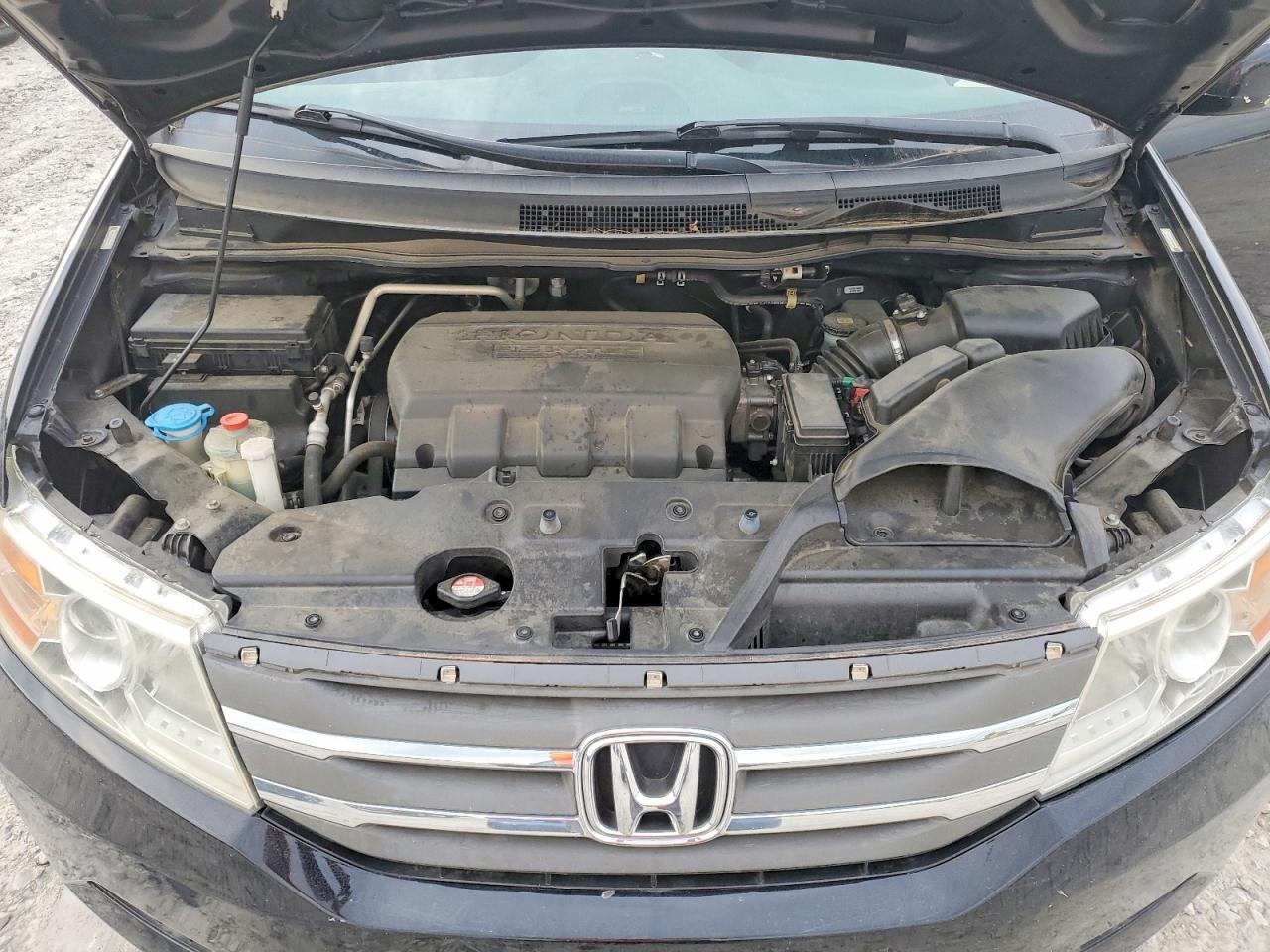 2013 Honda Odyssey Exl Black vin: 5FNRL5H62DB075956