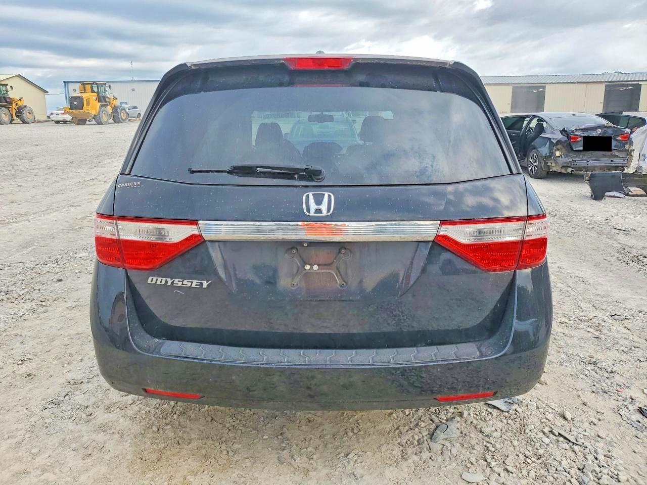 2013 Honda Odyssey Exl Black vin: 5FNRL5H62DB075956