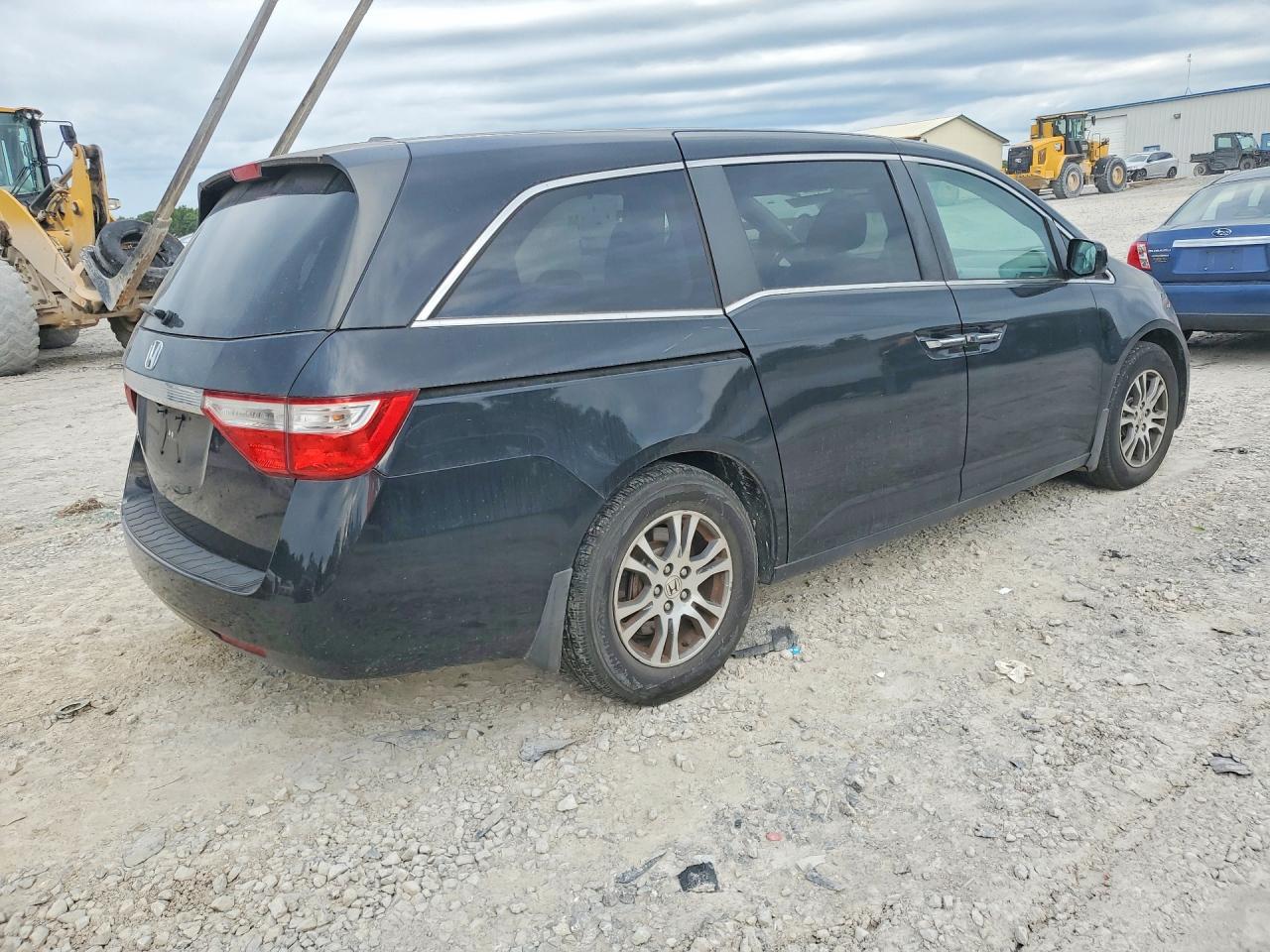 2013 Honda Odyssey Exl Black vin: 5FNRL5H62DB075956