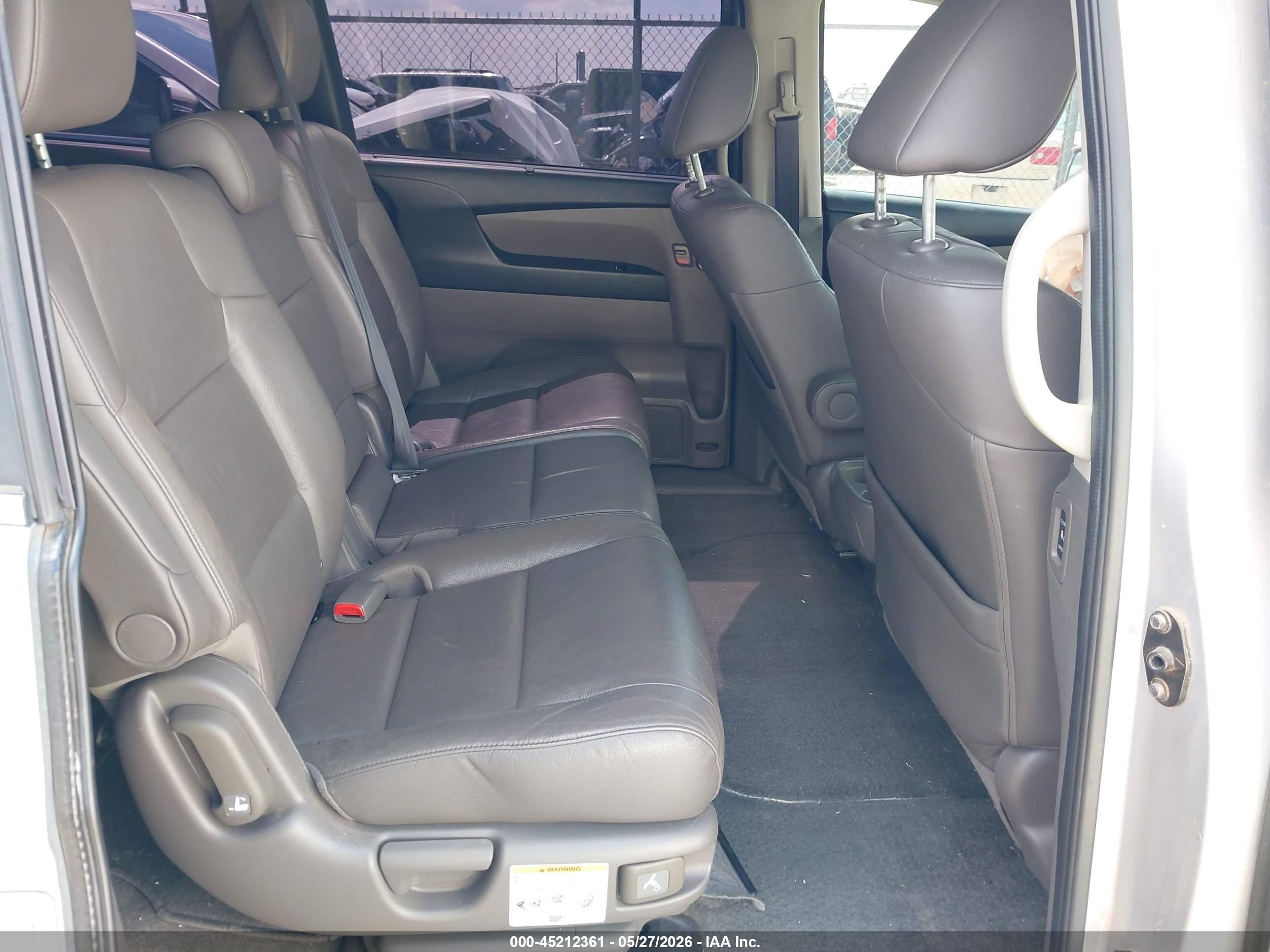 2013 Honda Odyssey Ex-l Silver vin: 5FNRL5H62DB078274