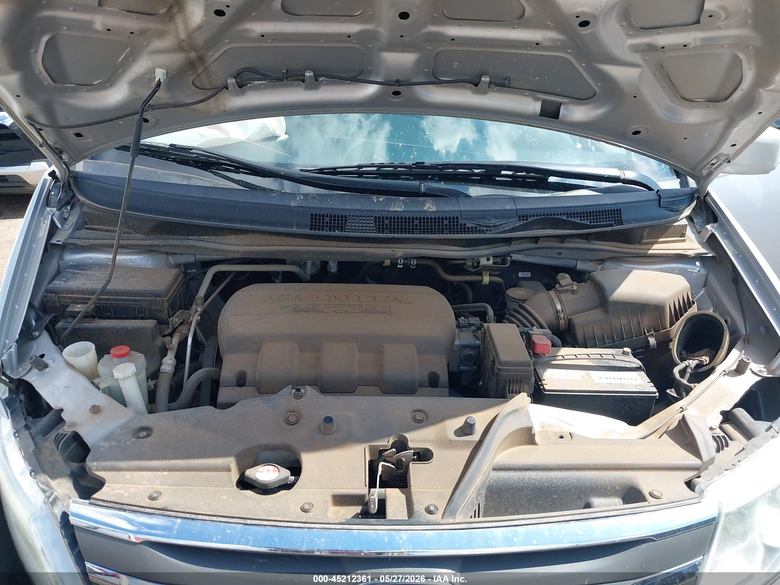 2013 Honda Odyssey Ex-l Silver vin: 5FNRL5H62DB078274