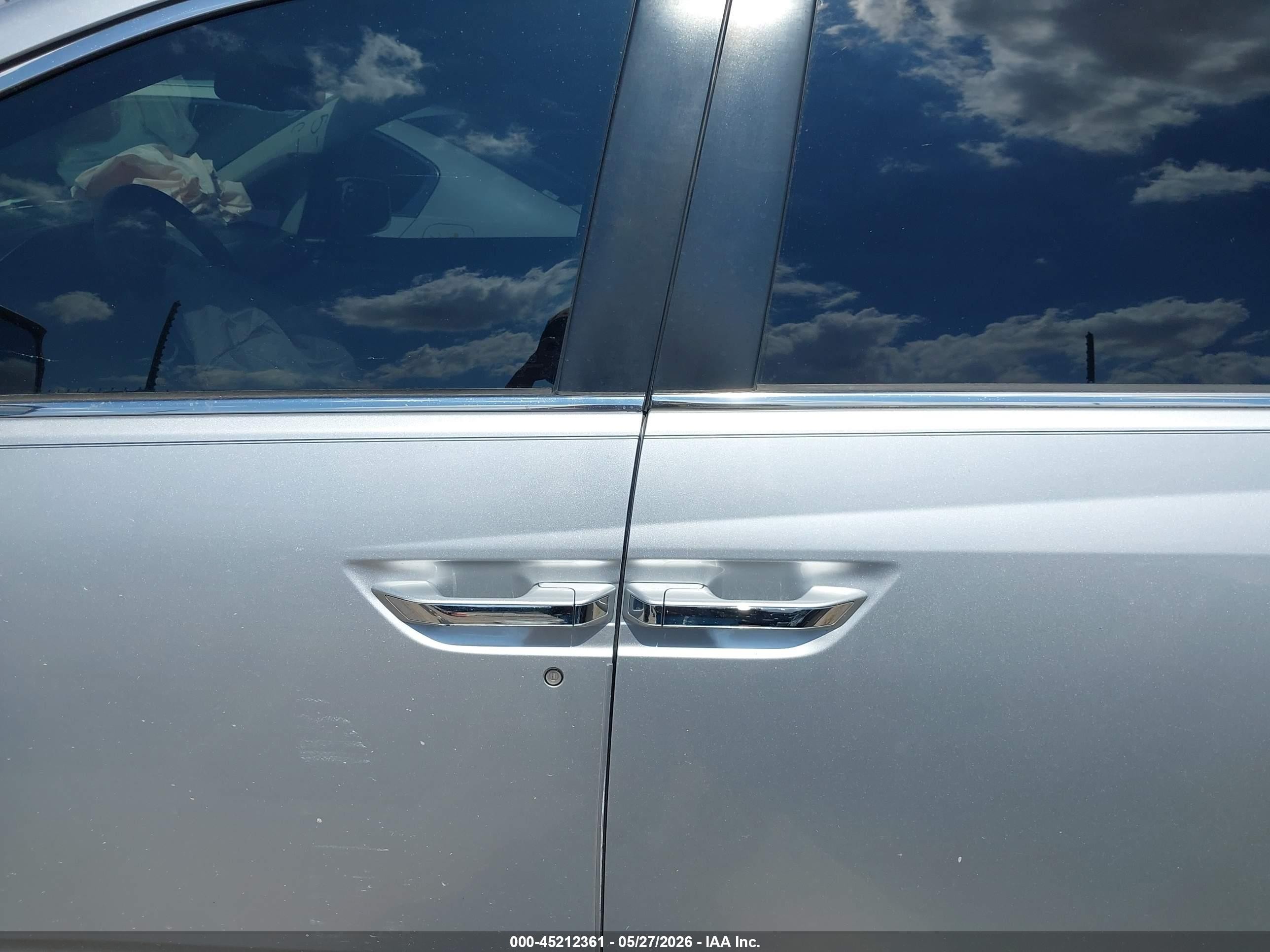 2013 Honda Odyssey Ex-l Silver vin: 5FNRL5H62DB078274