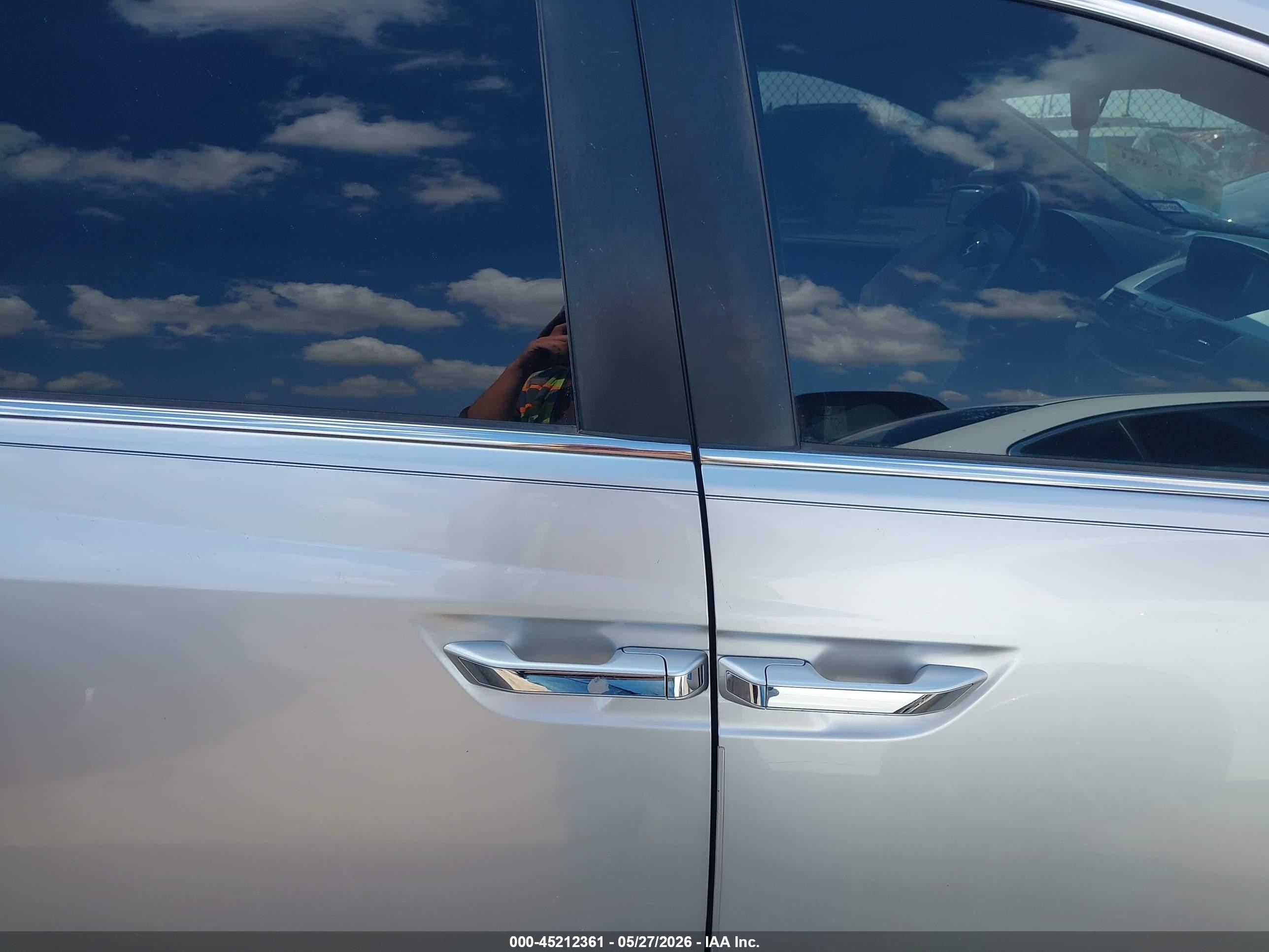 2013 Honda Odyssey Ex-l Silver vin: 5FNRL5H62DB078274