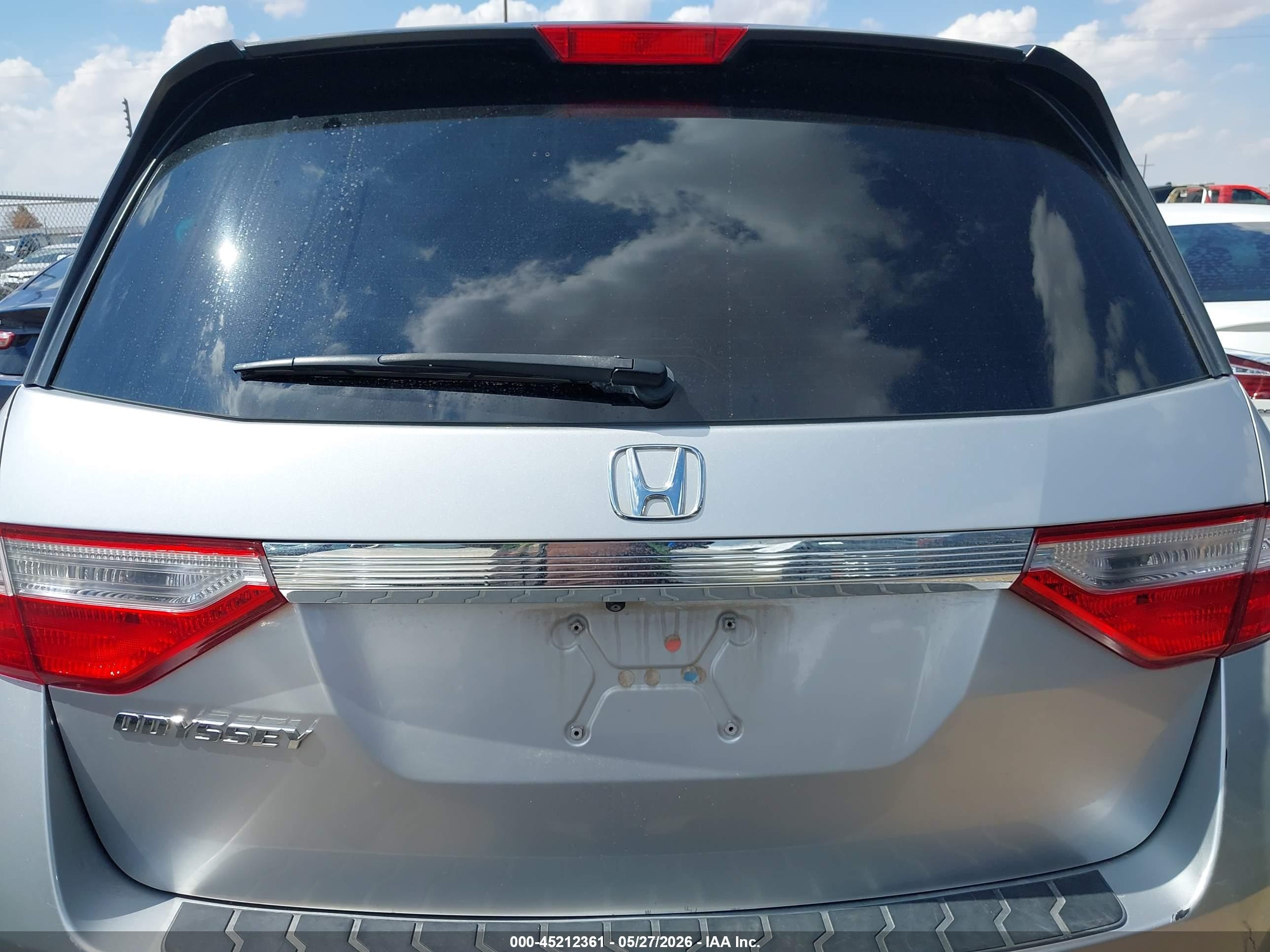 2013 Honda Odyssey Ex-l Silver vin: 5FNRL5H62DB078274