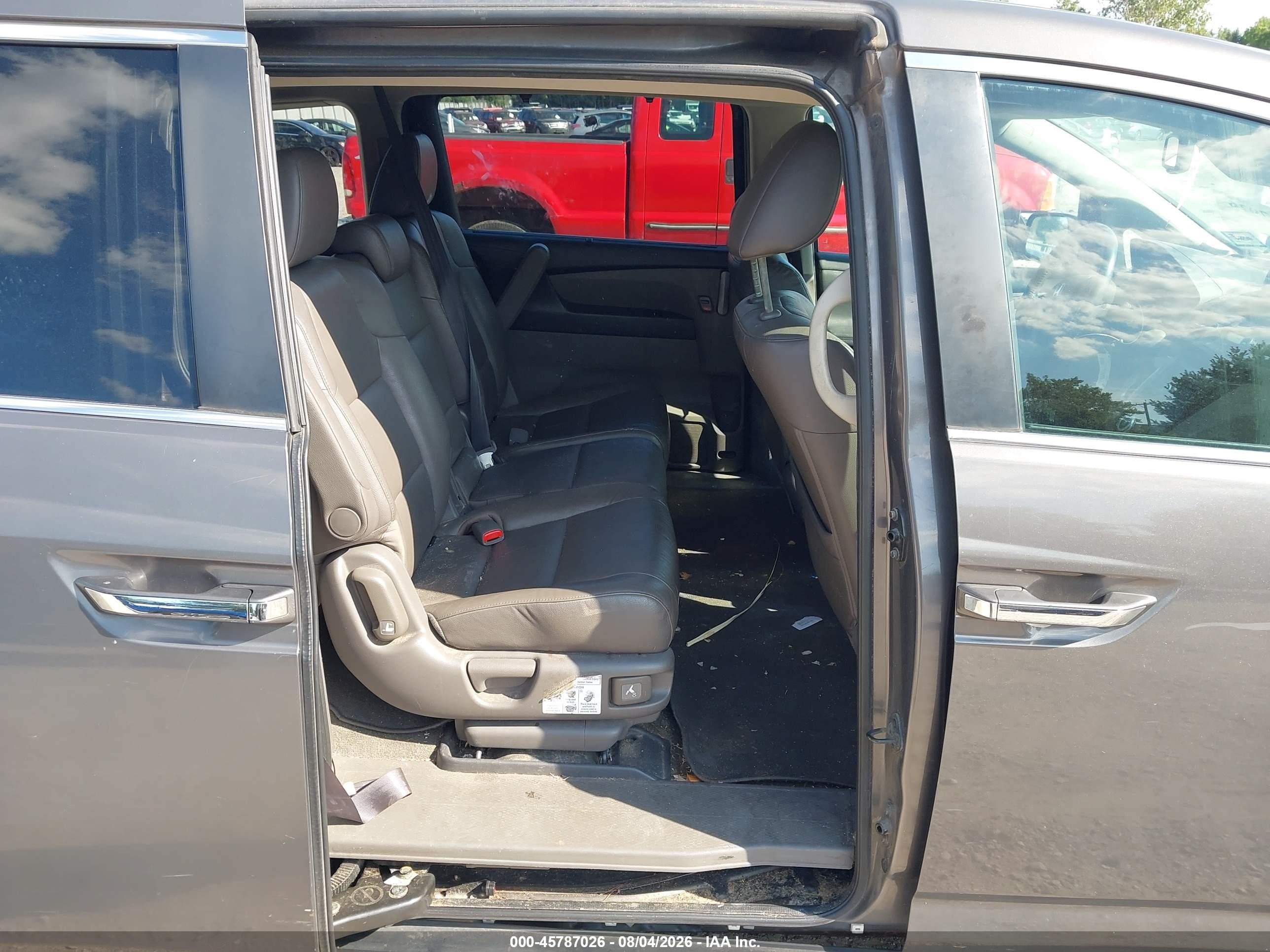 2013 Honda Odyssey Ex-l Серый vin: 5FNRL5H62DB081837