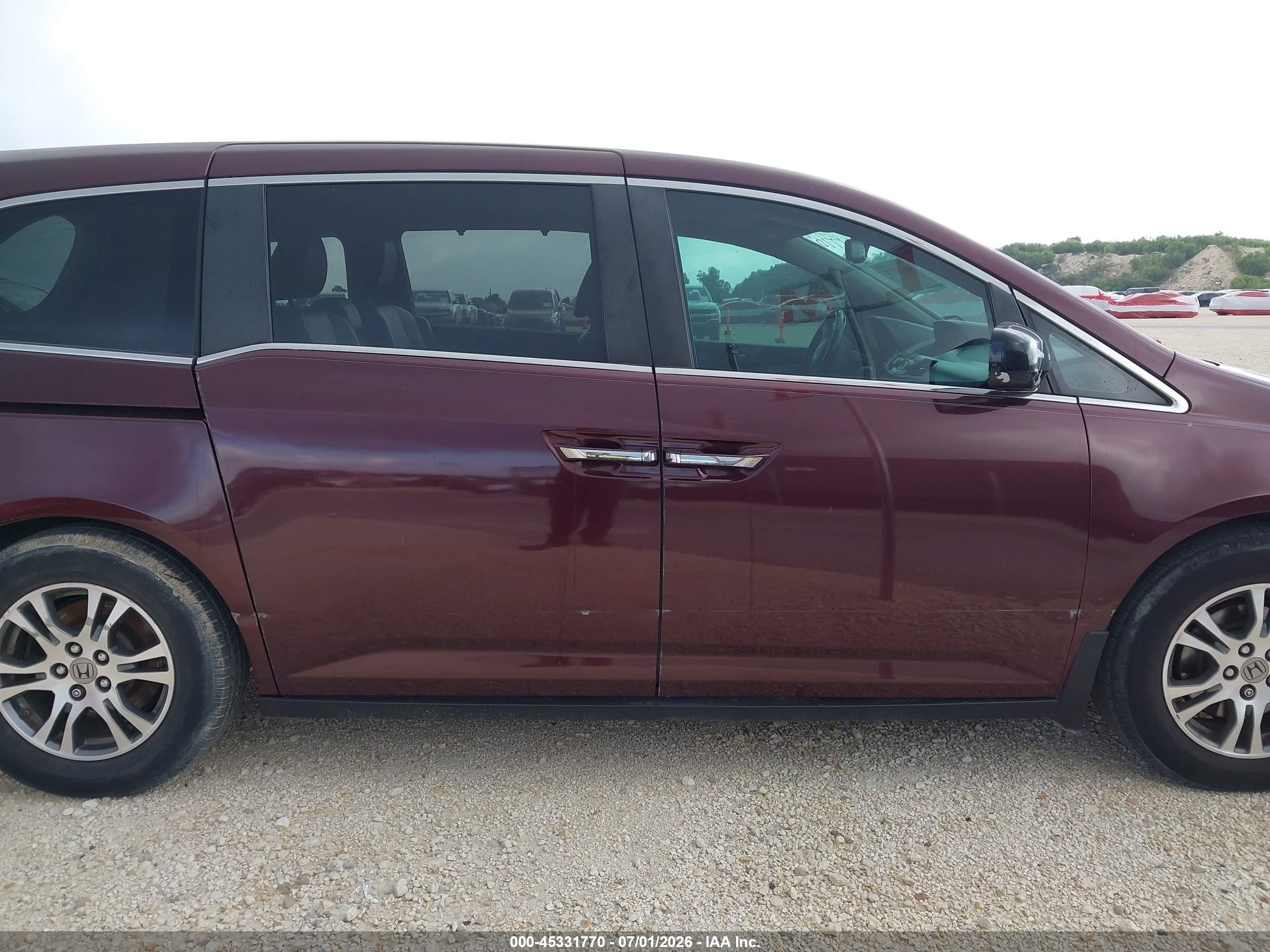 2013 Honda Odyssey Ex-l Purple vin: 5FNRL5H62DB088917