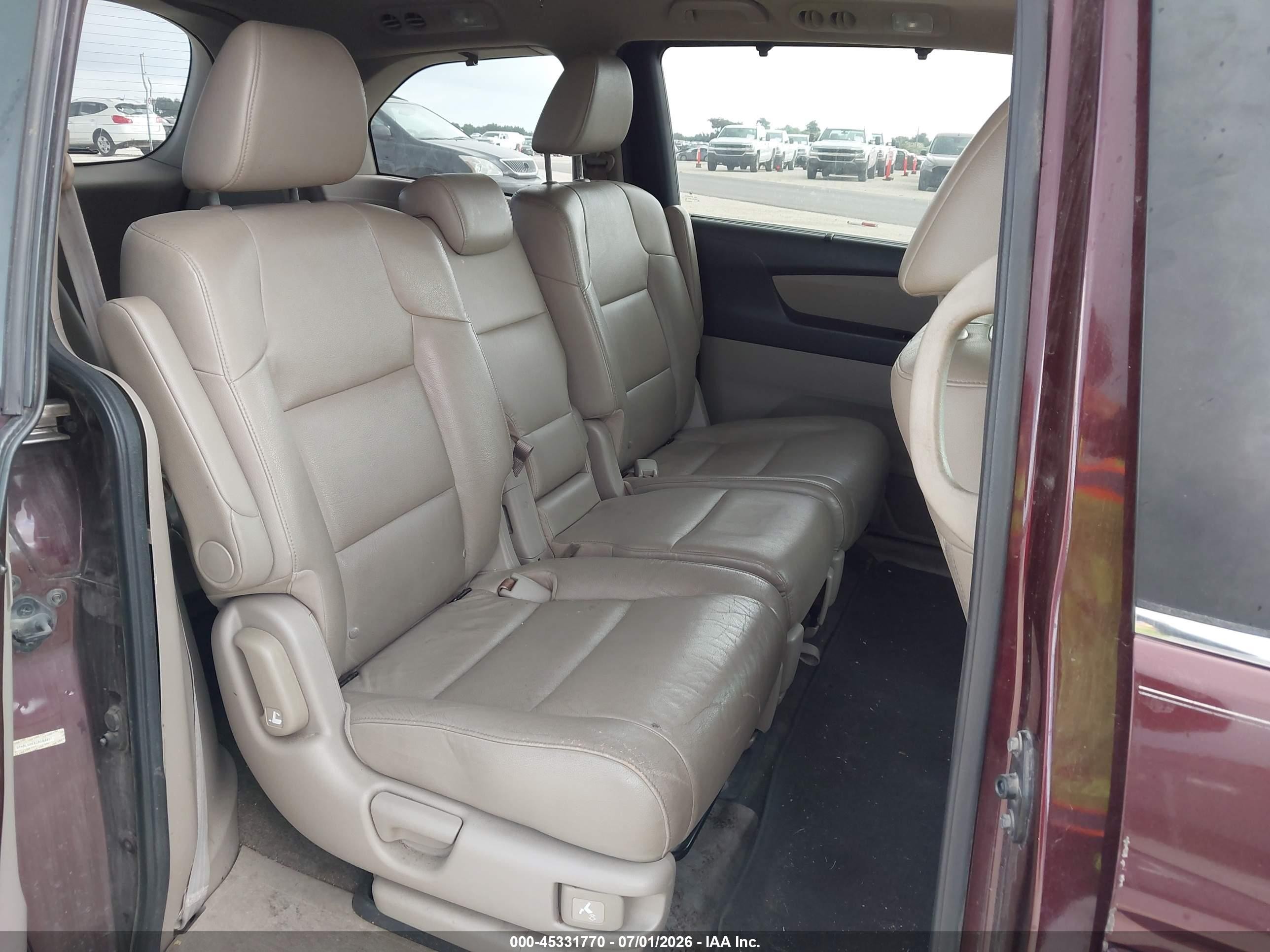 2013 Honda Odyssey Ex-l Purple vin: 5FNRL5H62DB088917
