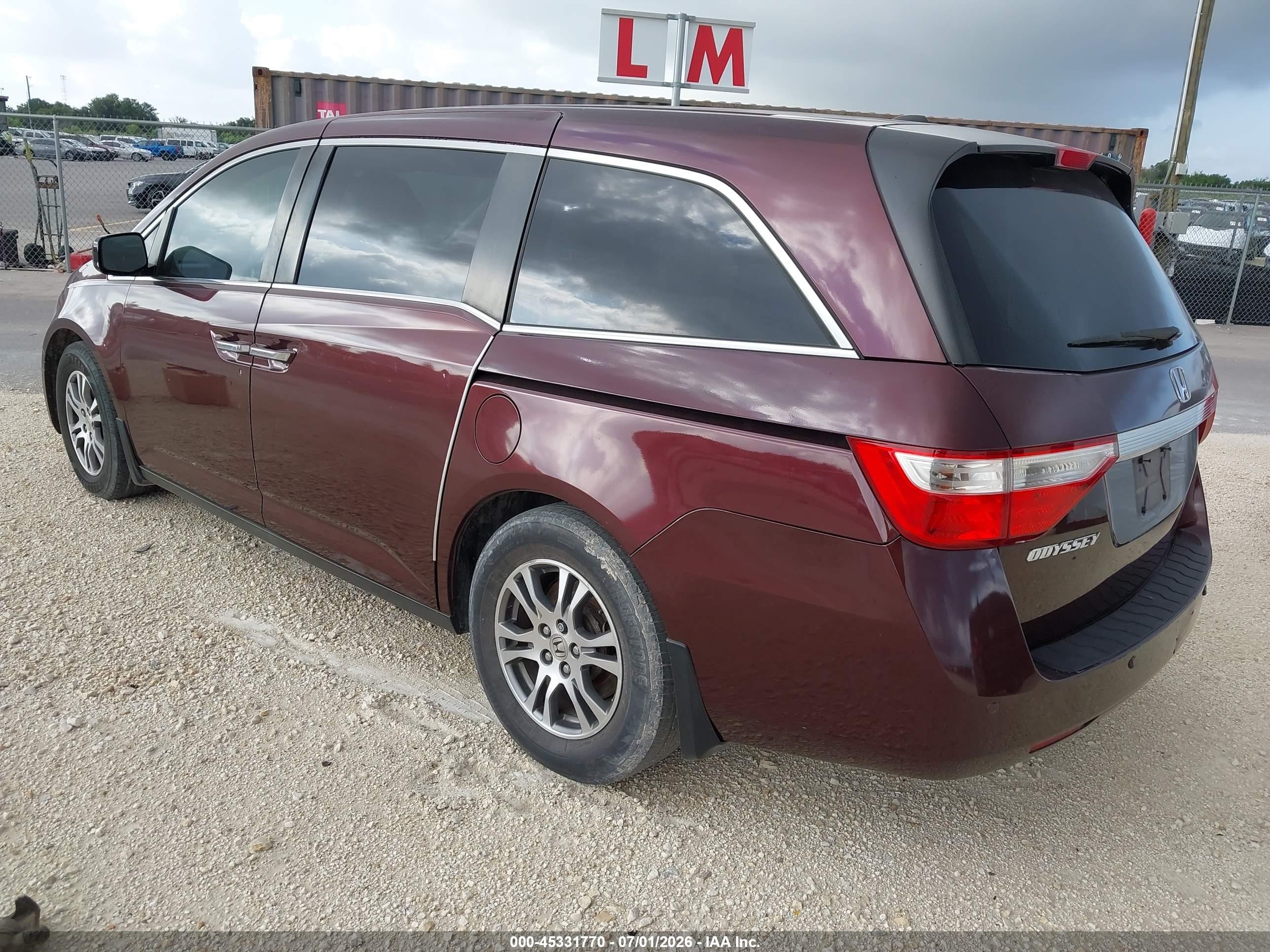2013 Honda Odyssey Ex-l Purple vin: 5FNRL5H62DB088917