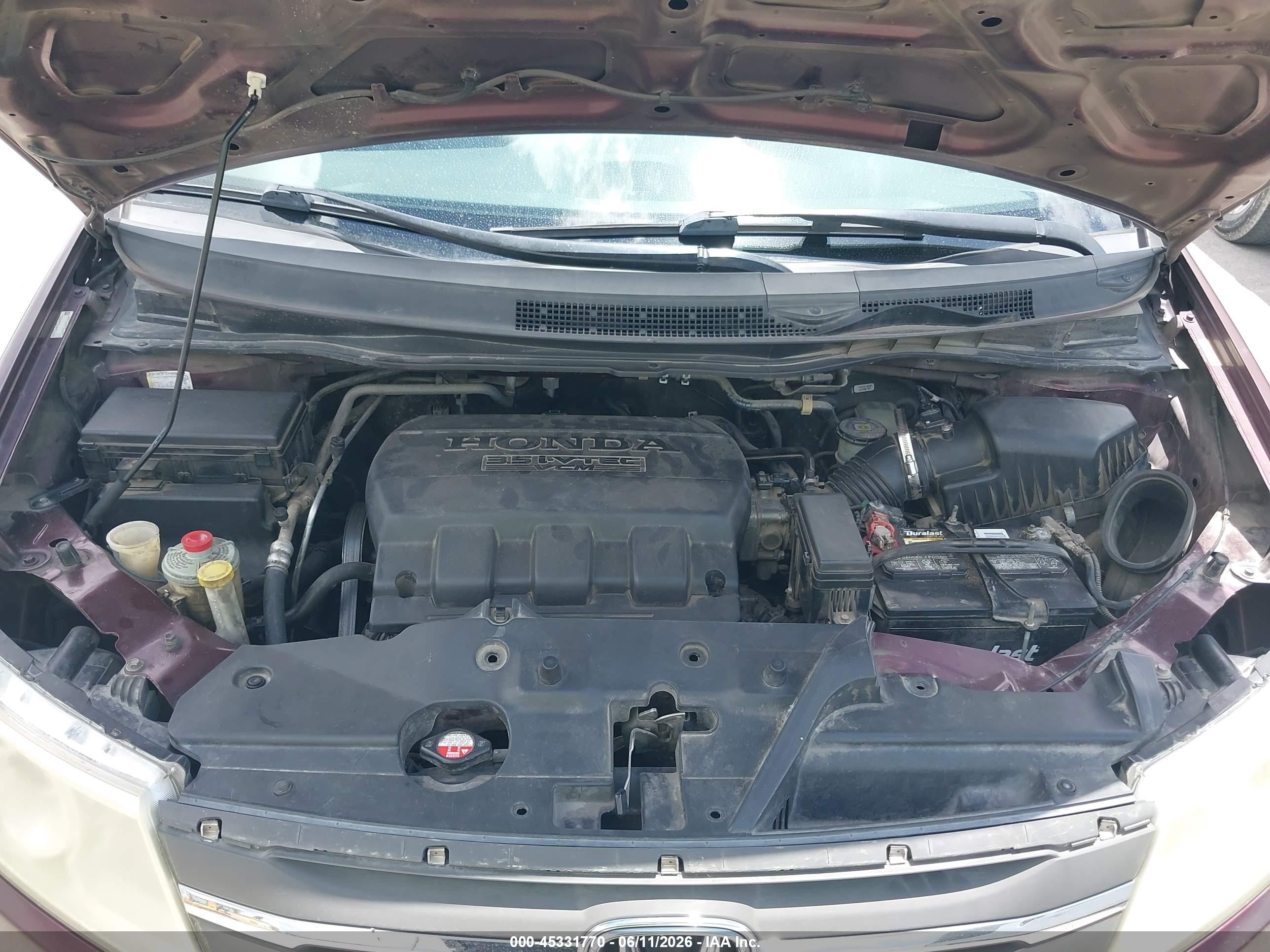 2013 Honda Odyssey Ex-l Purple vin: 5FNRL5H62DB088917