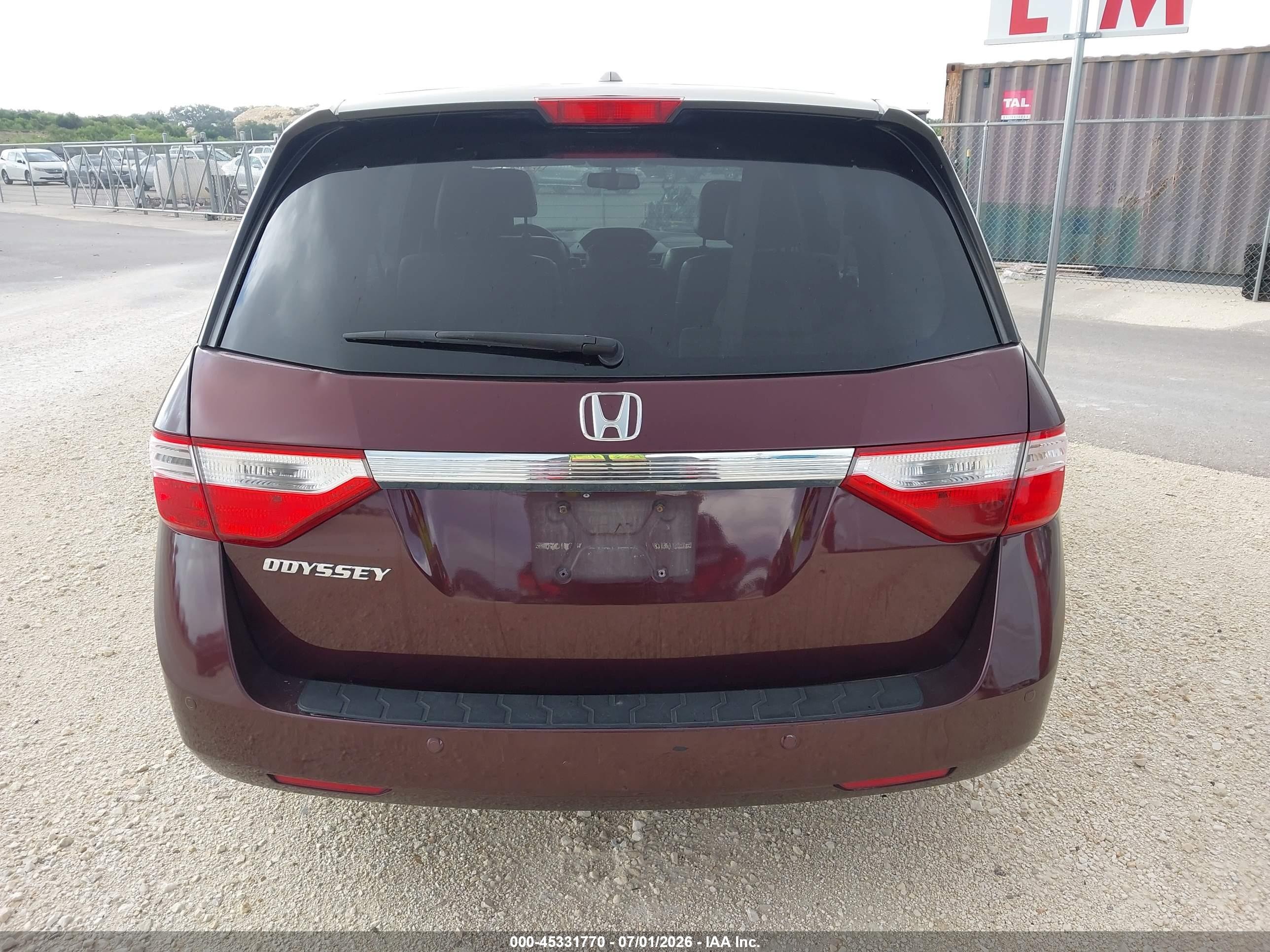 2013 Honda Odyssey Ex-l Purple vin: 5FNRL5H62DB088917
