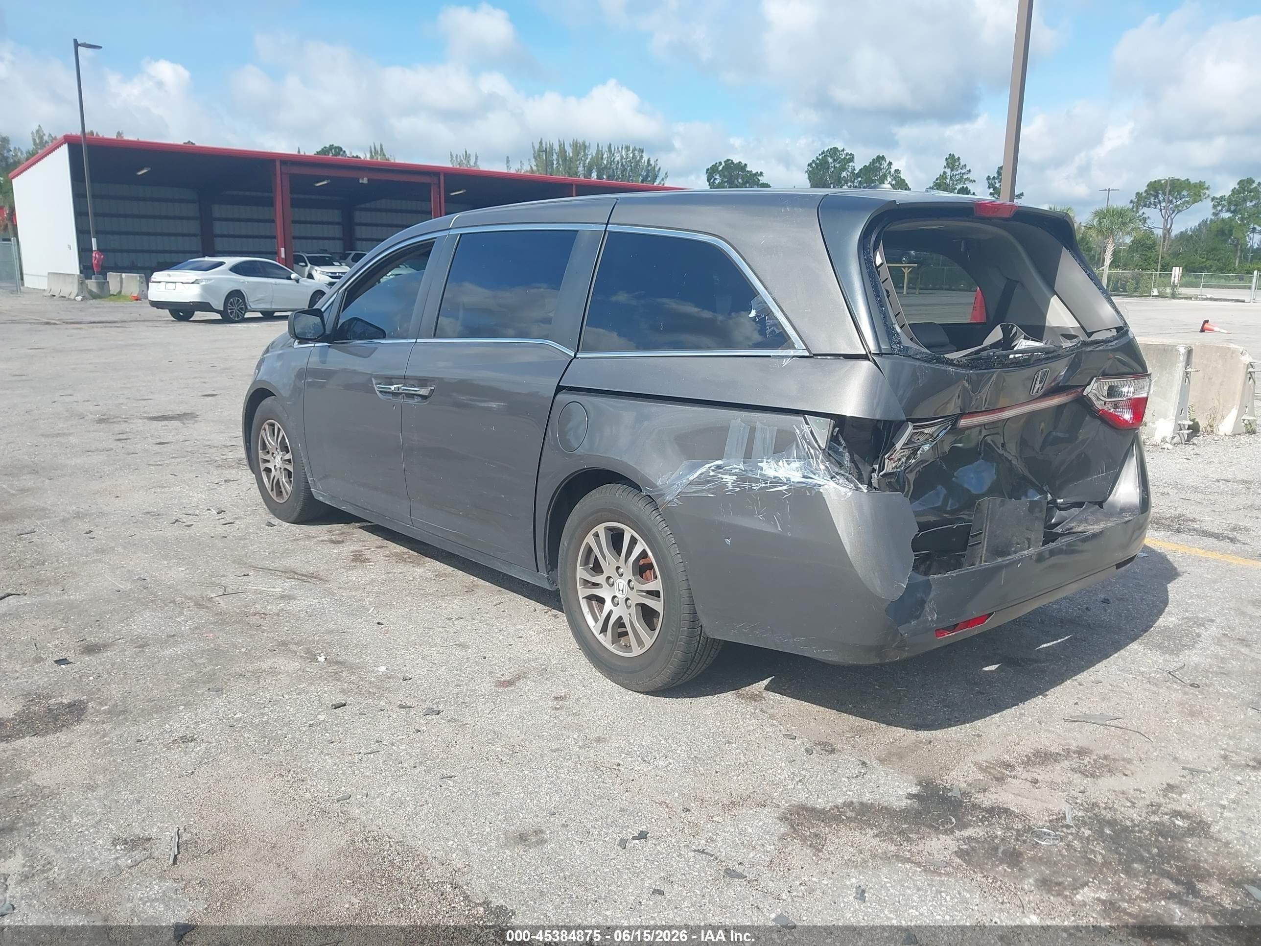 2013 Honda Odyssey Ex-l Brown vin: 5FNRL5H62DB091042
