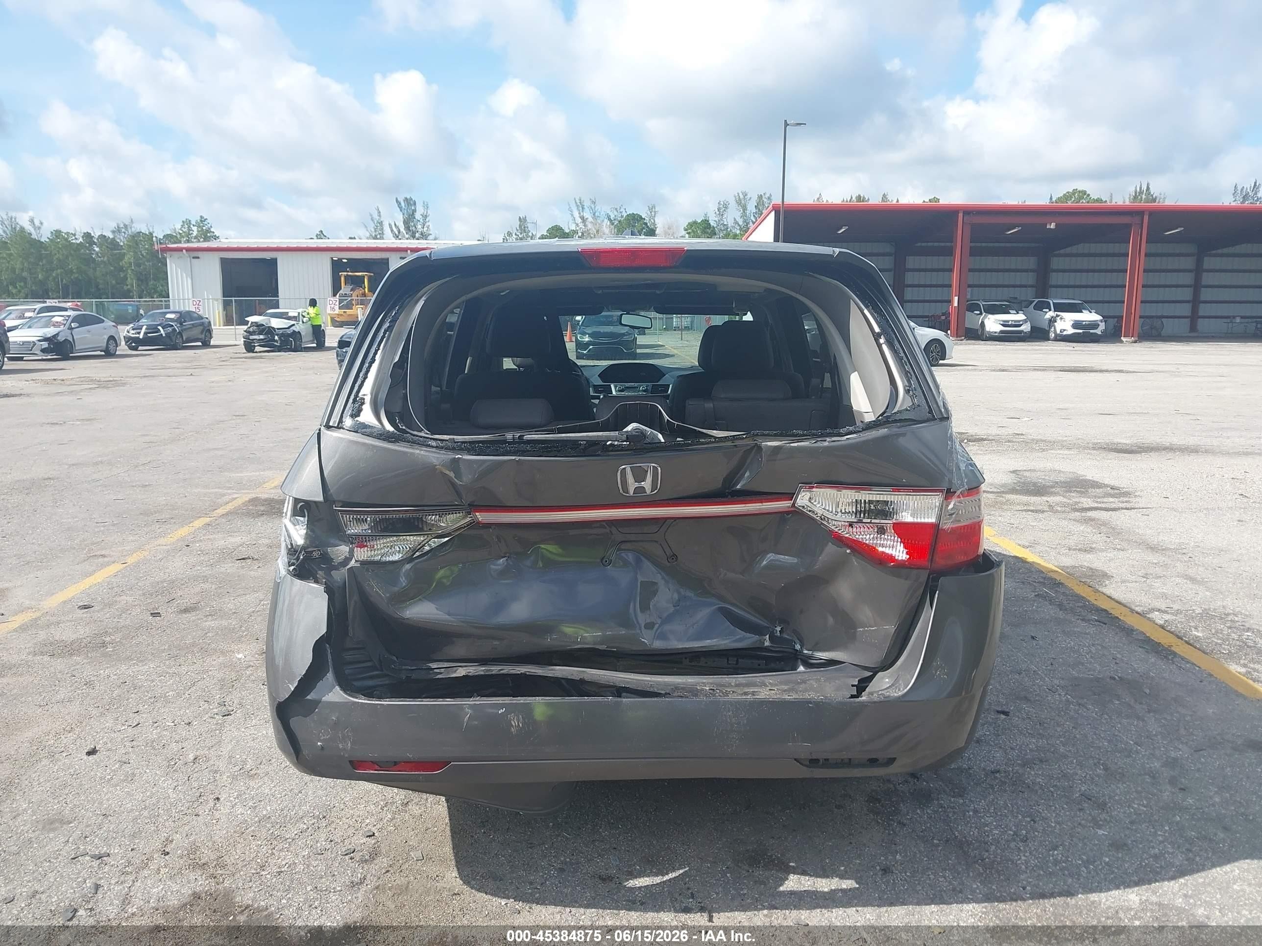 2013 Honda Odyssey Ex-l Brown vin: 5FNRL5H62DB091042
