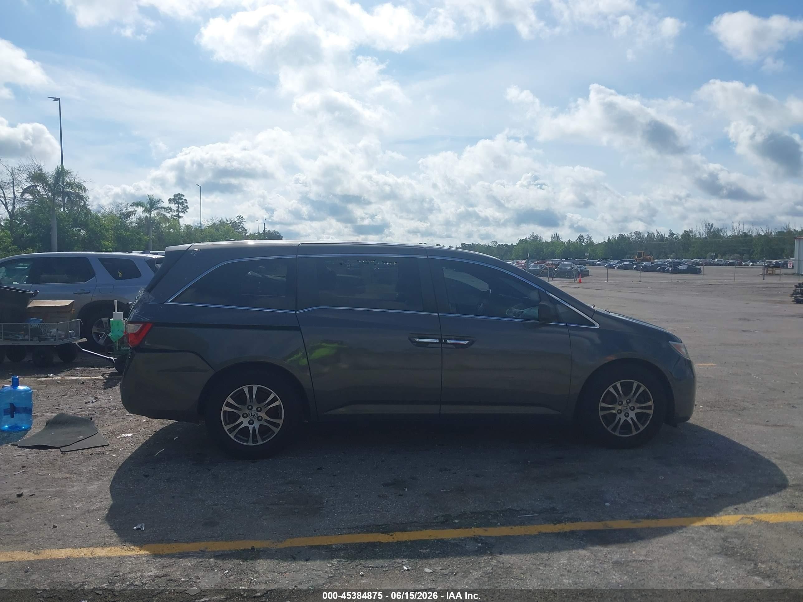 2013 Honda Odyssey Ex-l Brown vin: 5FNRL5H62DB091042