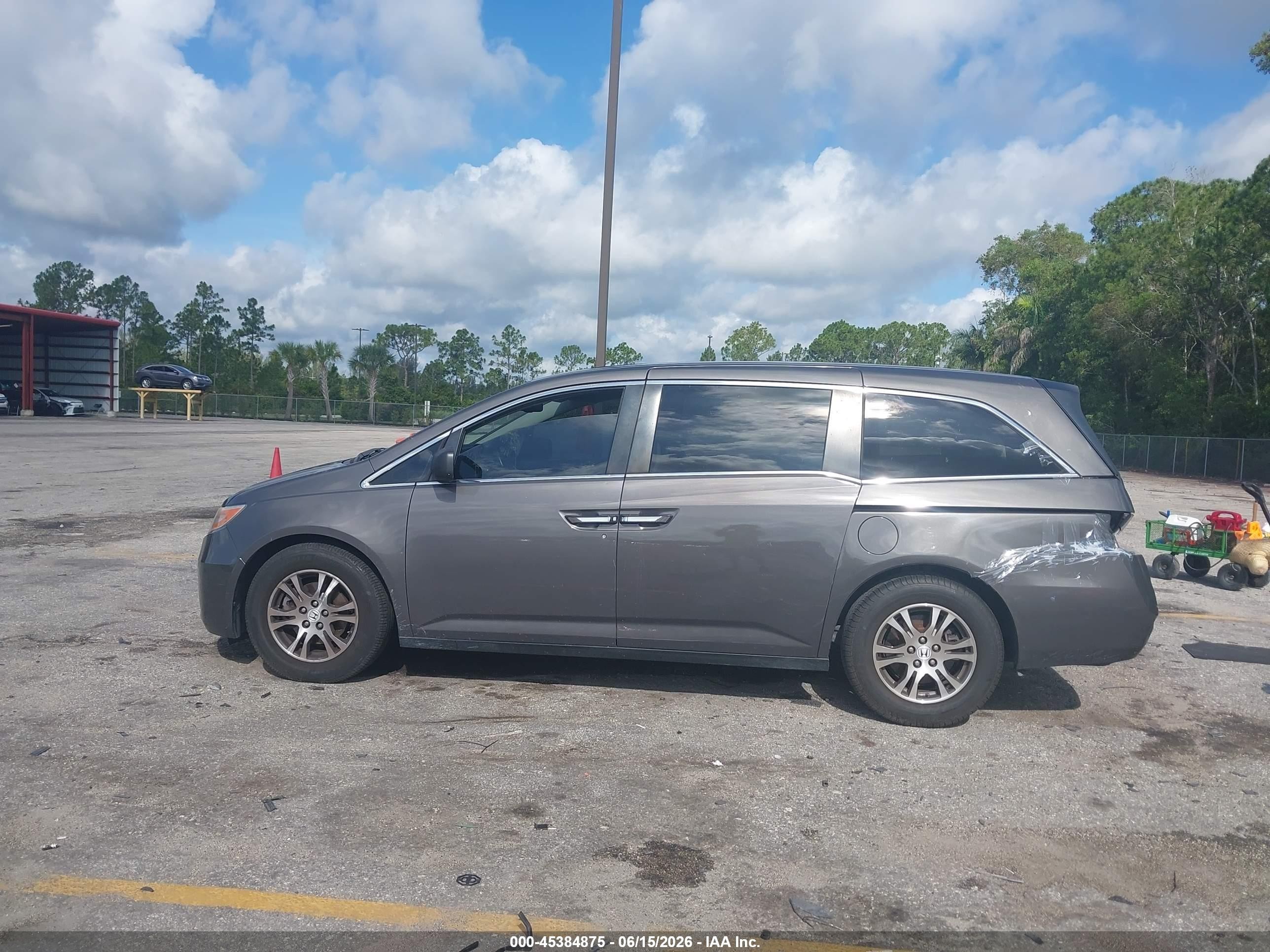 2013 Honda Odyssey Ex-l Brown vin: 5FNRL5H62DB091042