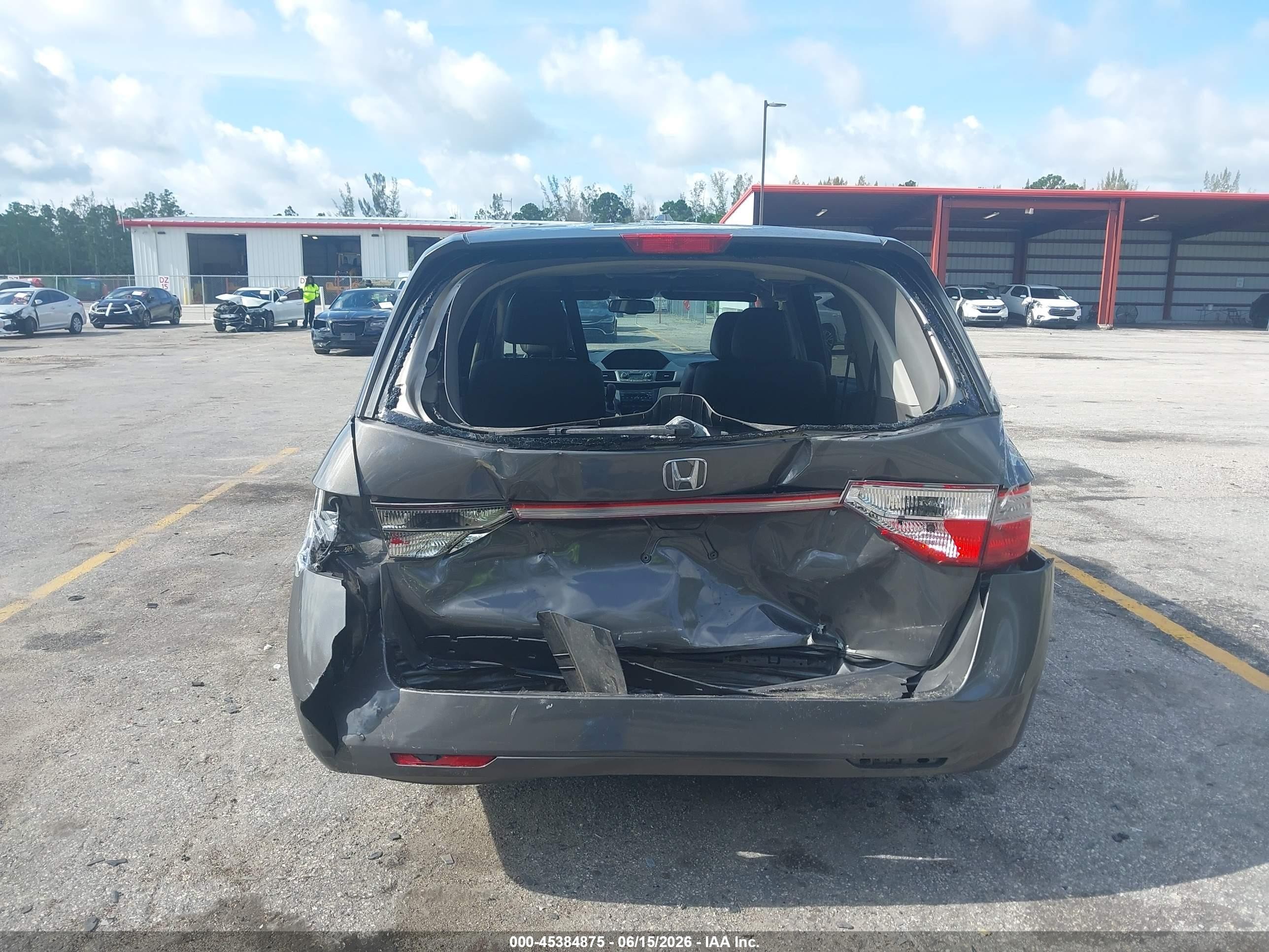 2013 Honda Odyssey Ex-l Brown vin: 5FNRL5H62DB091042