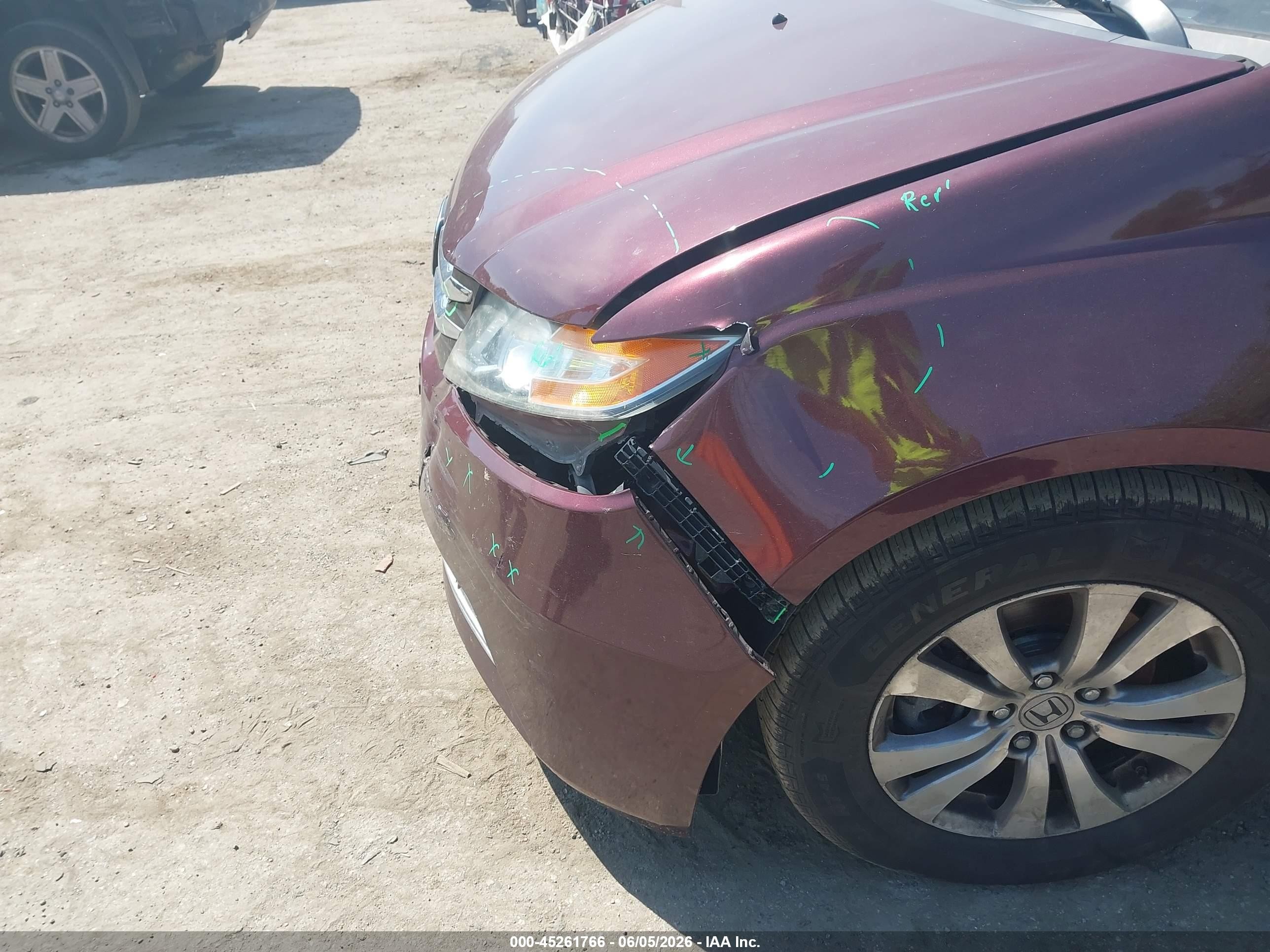 2014 Honda Odyssey Ex-l Maroon vin: 5FNRL5H62EB005195