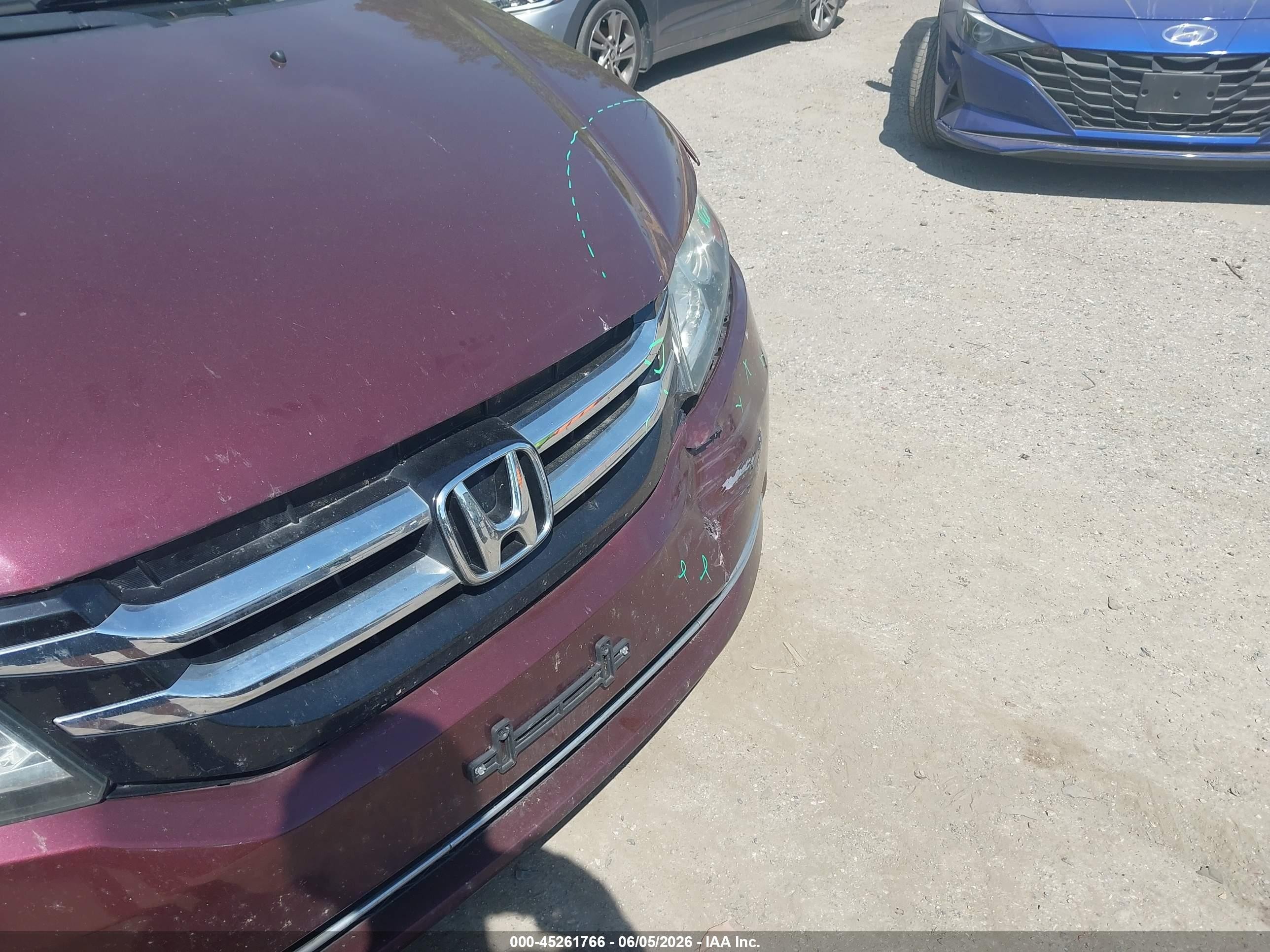 2014 Honda Odyssey Ex-l Maroon vin: 5FNRL5H62EB005195