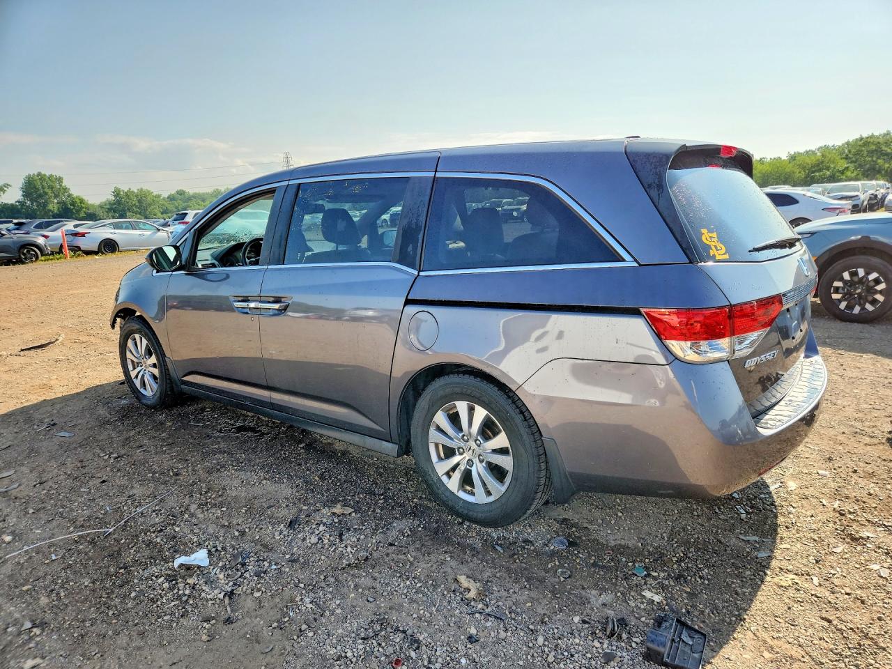 2014 Honda Odyssey Exl Silver vin: 5FNRL5H62EB009196