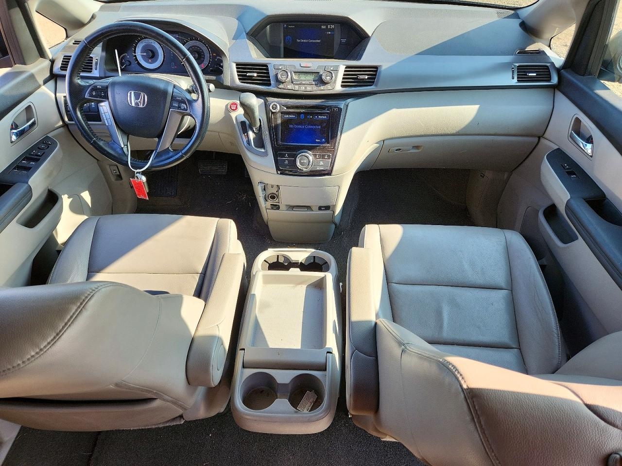 2014 Honda Odyssey Exl Silver vin: 5FNRL5H62EB009196