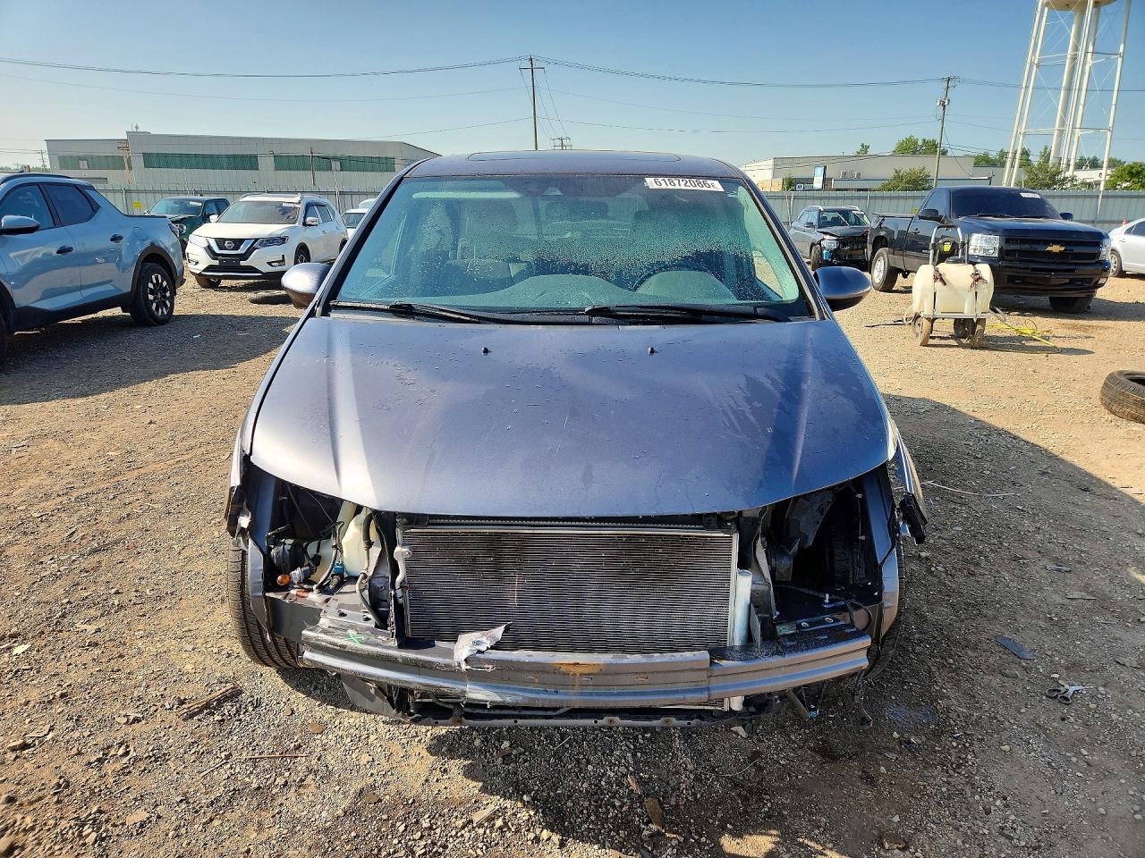 2014 Honda Odyssey Exl Silver vin: 5FNRL5H62EB009196