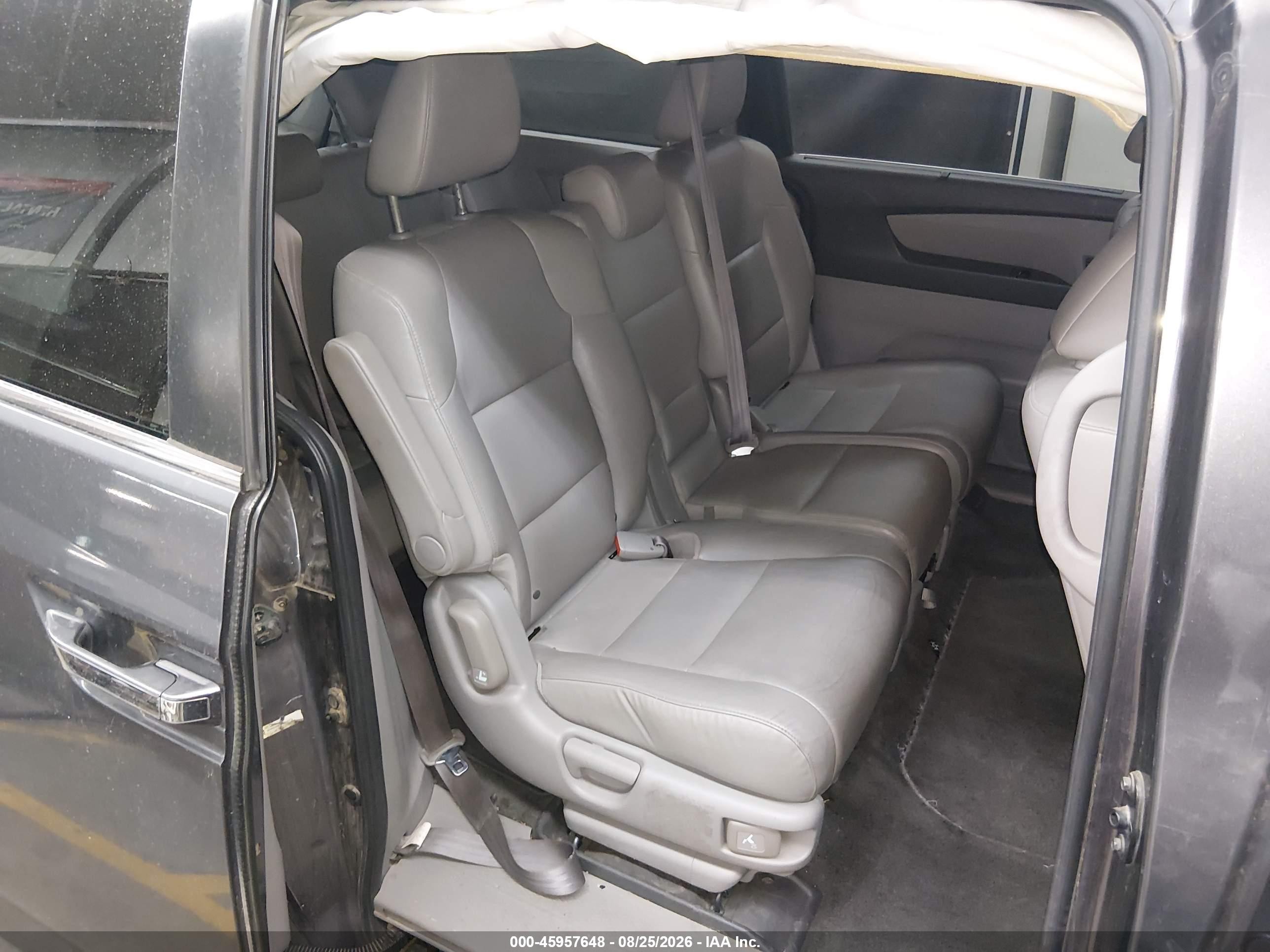 2014 Honda Odyssey Ex-l Gray vin: 5FNRL5H62EB011112