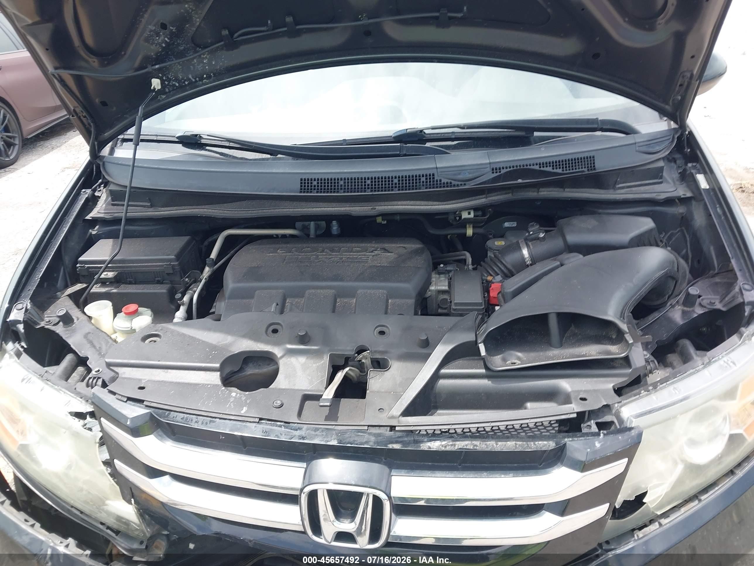 2014 Honda Odyssey Ex-l Black vin: 5FNRL5H62EB011840
