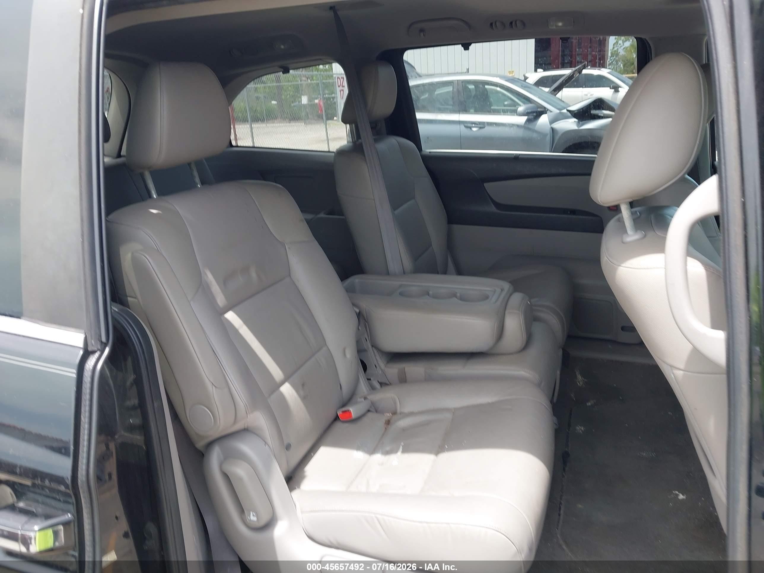 2014 Honda Odyssey Ex-l Black vin: 5FNRL5H62EB011840