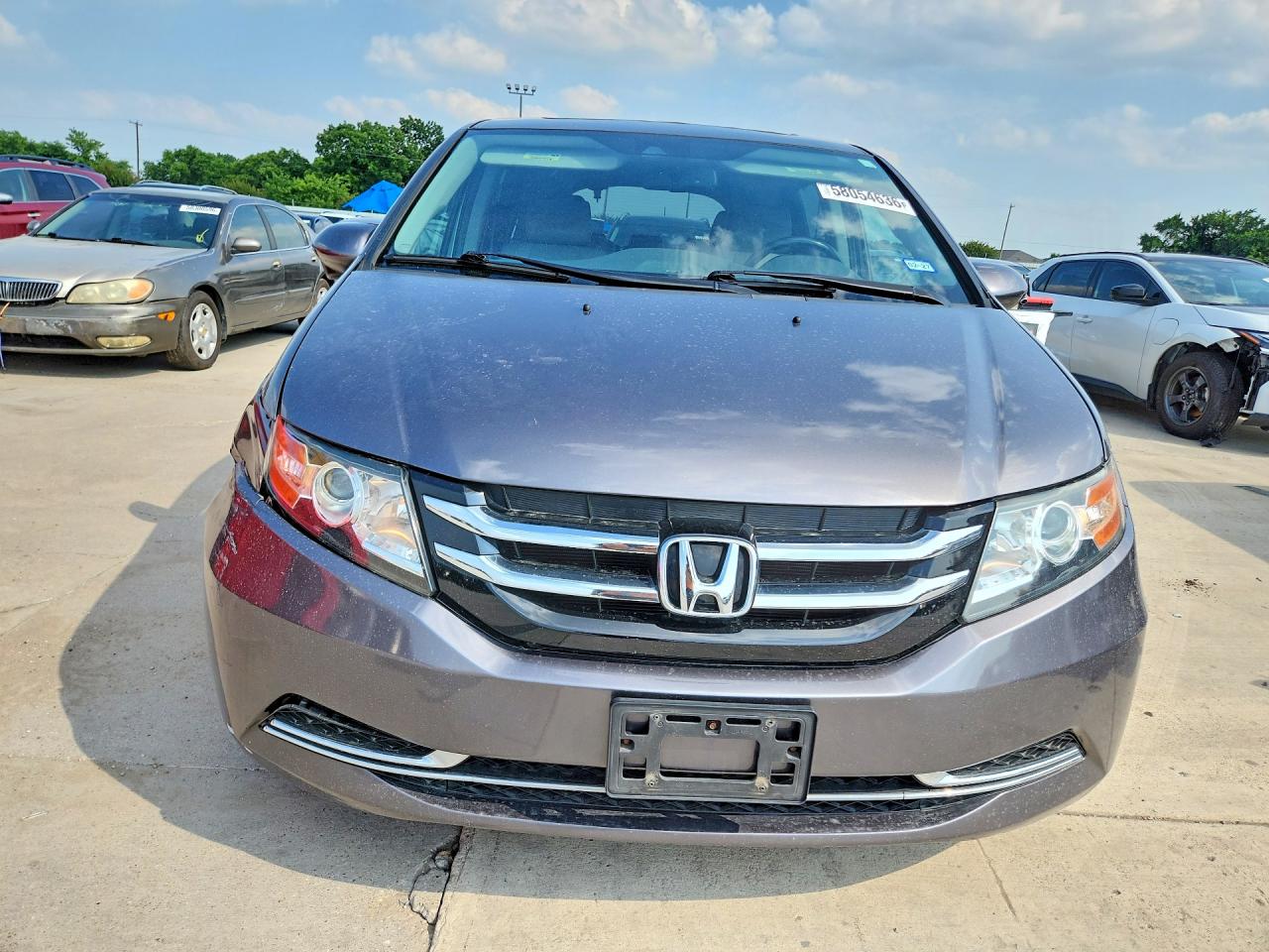 2014 Honda Odyssey Exl Charcoal vin: 5FNRL5H62EB020991