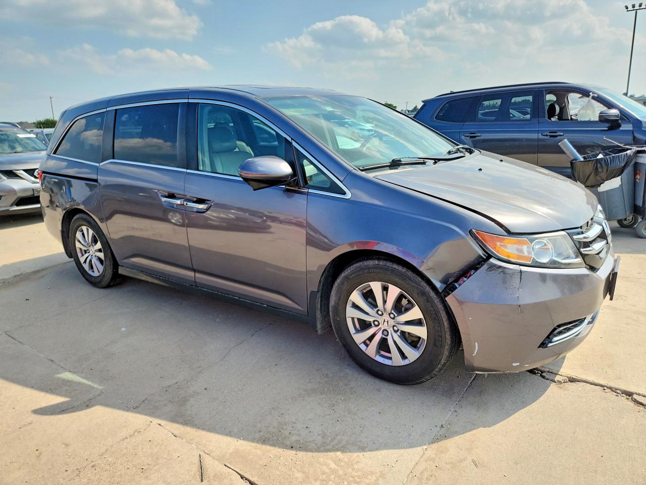 2014 Honda Odyssey Exl Charcoal vin: 5FNRL5H62EB020991