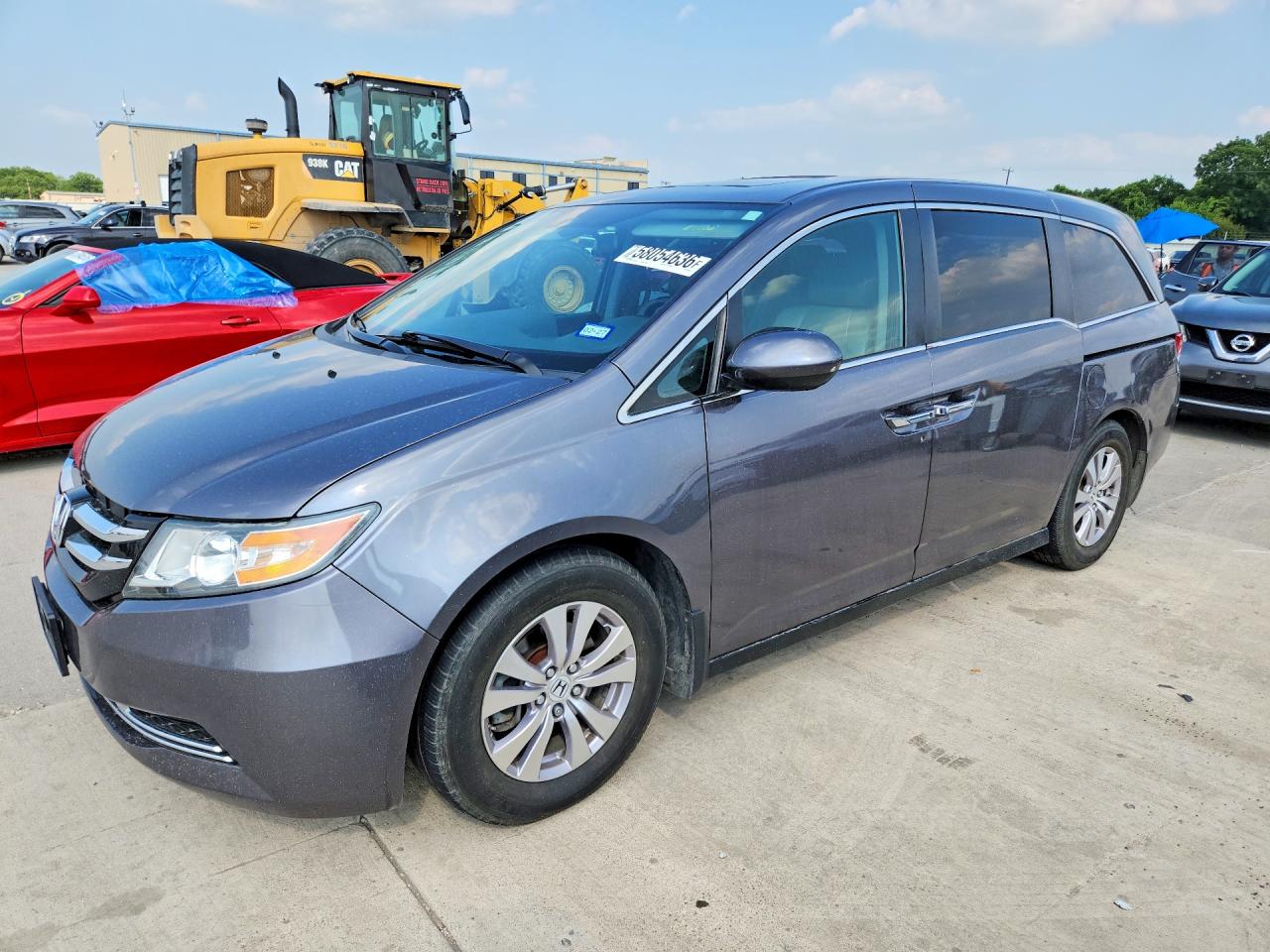 2014 Honda Odyssey Exl Charcoal vin: 5FNRL5H62EB020991