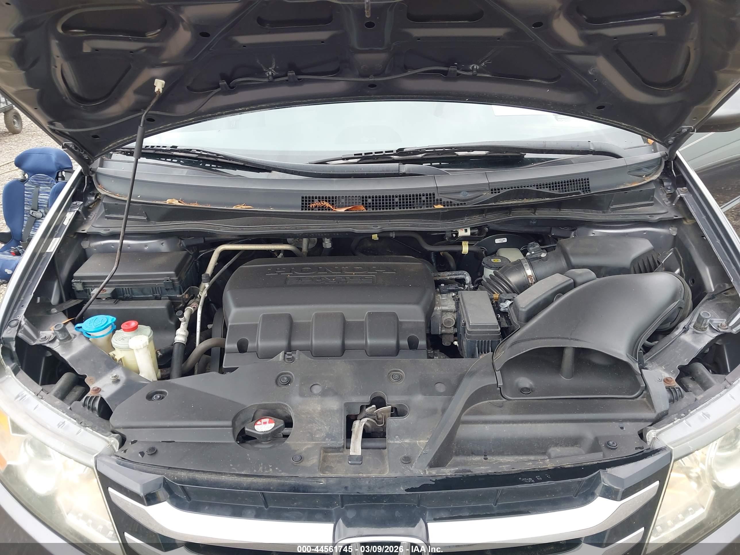 2014 Honda Odyssey Ex-l Gray vin: 5FNRL5H62EB028413