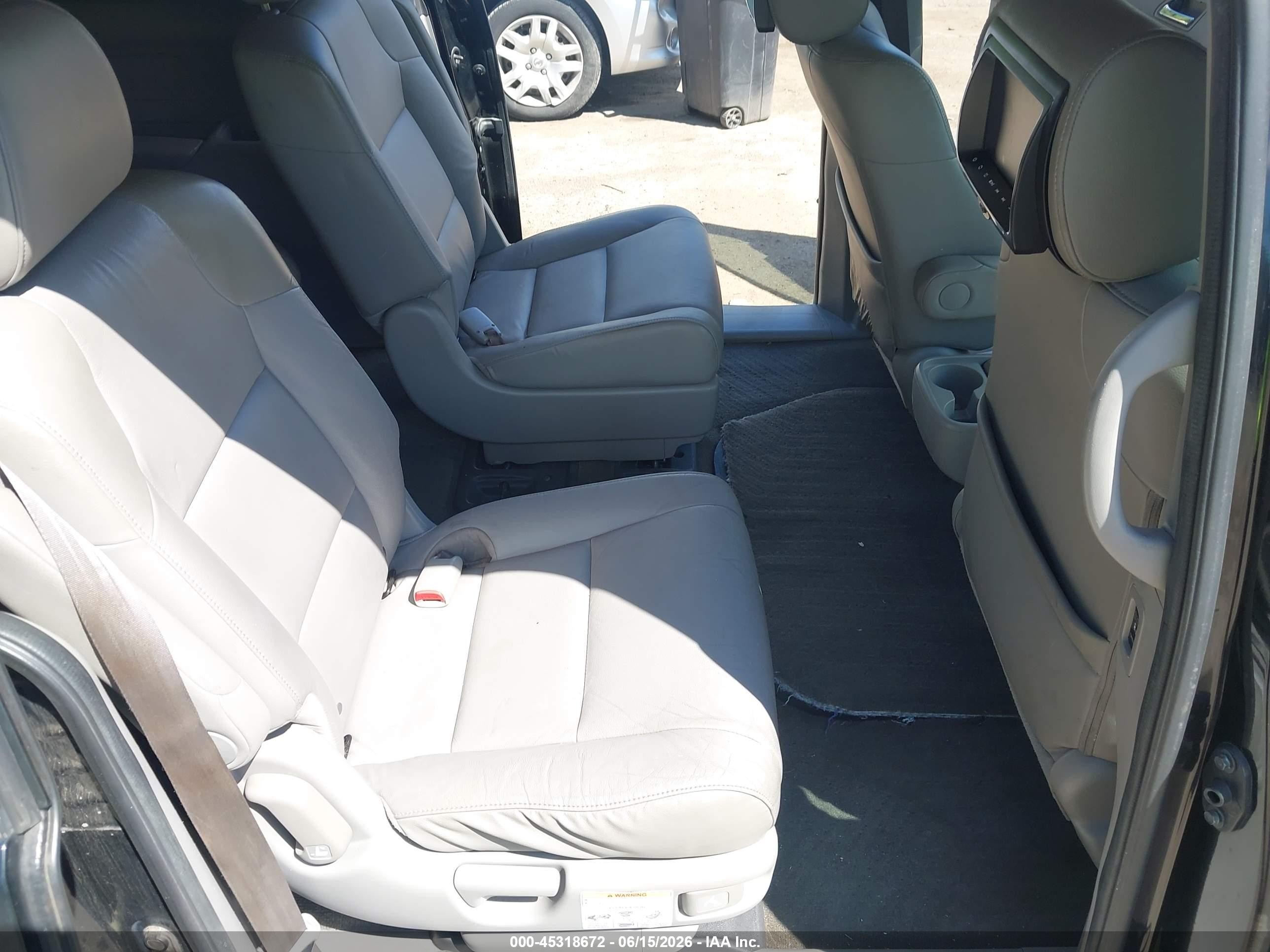 2014 Honda Odyssey Ex-l Black vin: 5FNRL5H62EB038780