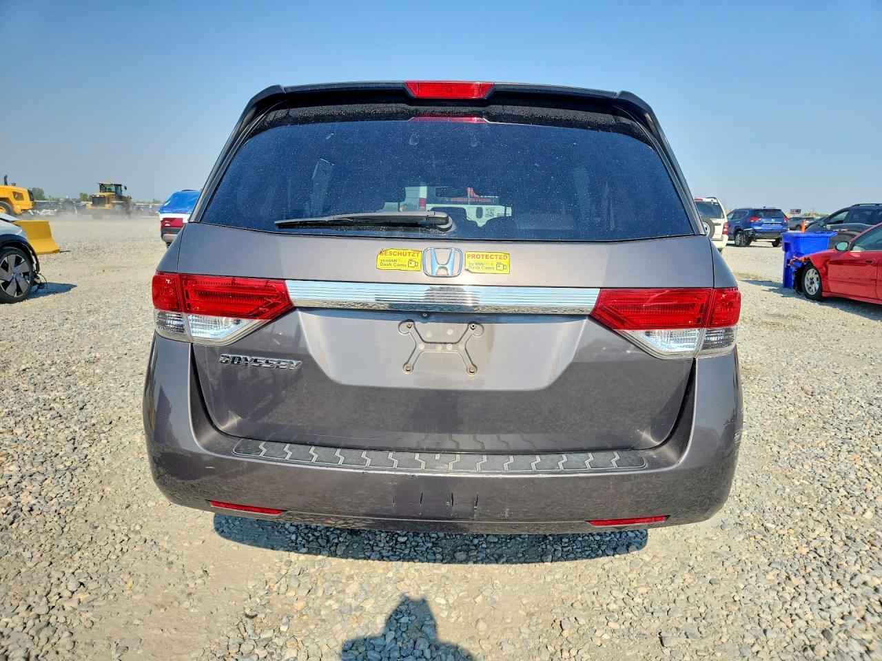 2014 Honda Odyssey Exl Gray vin: 5FNRL5H62EB048158