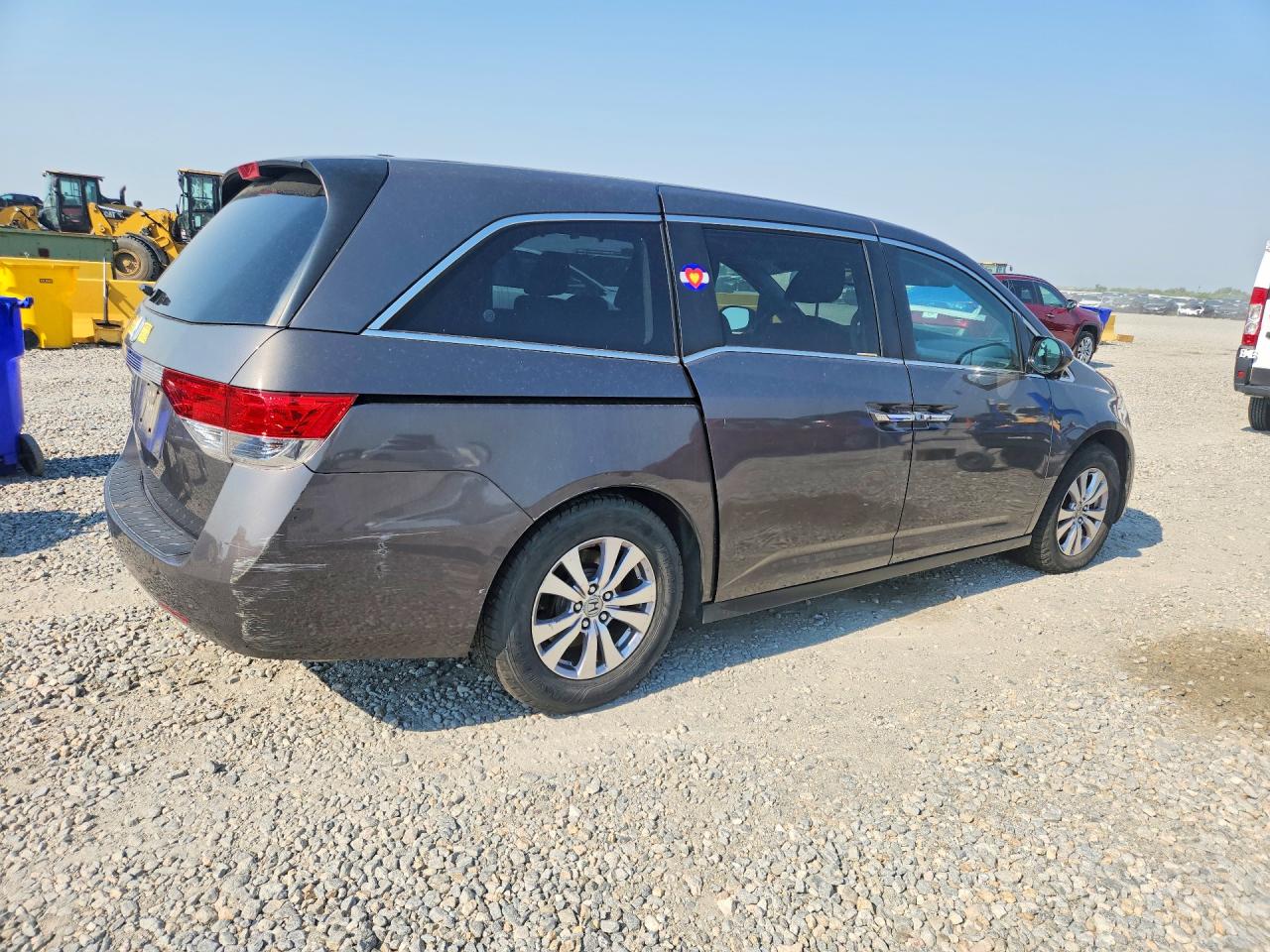 2014 Honda Odyssey Exl Gray vin: 5FNRL5H62EB048158