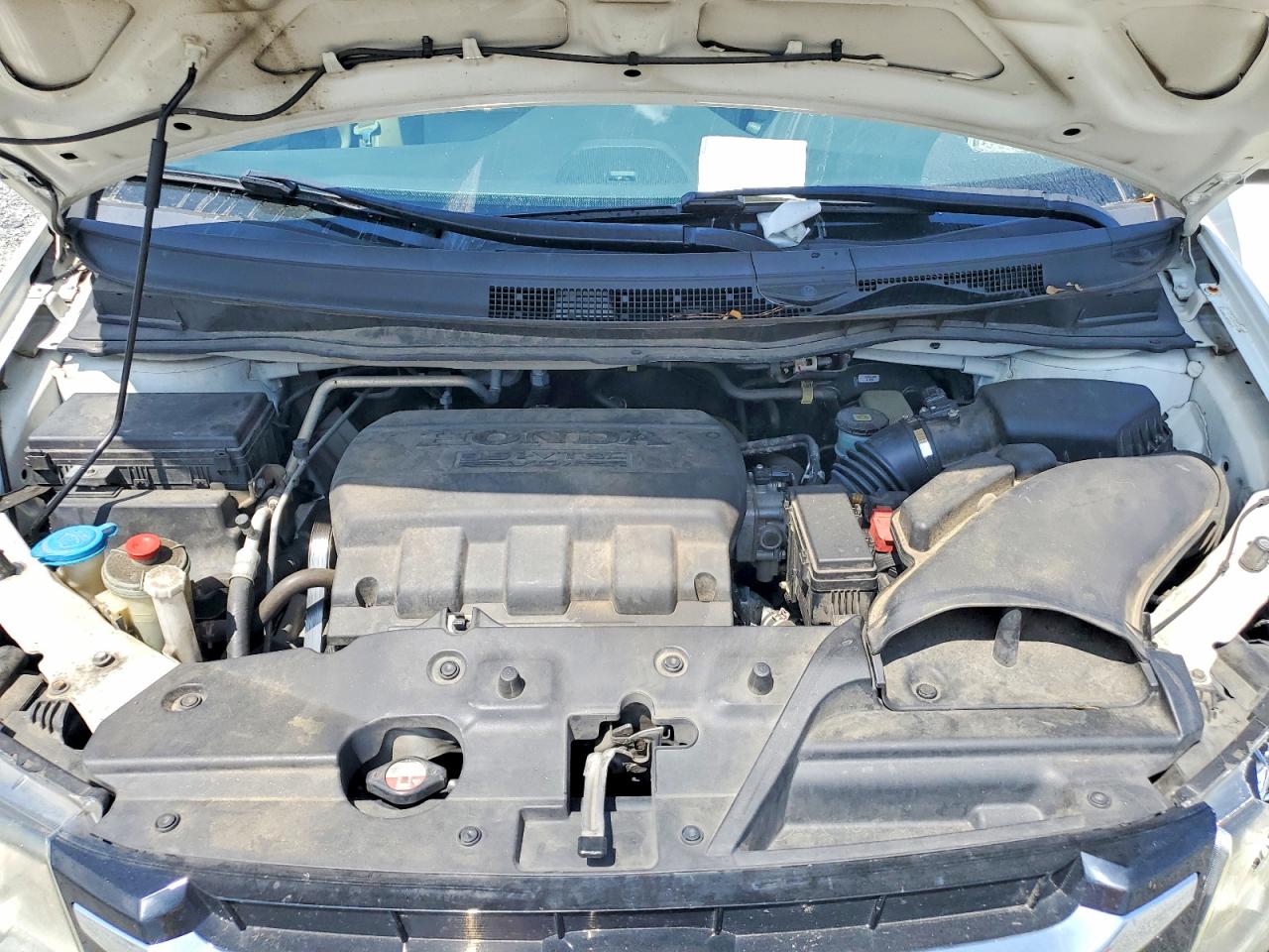 2014 Honda Odyssey Exl White vin: 5FNRL5H62EB051223
