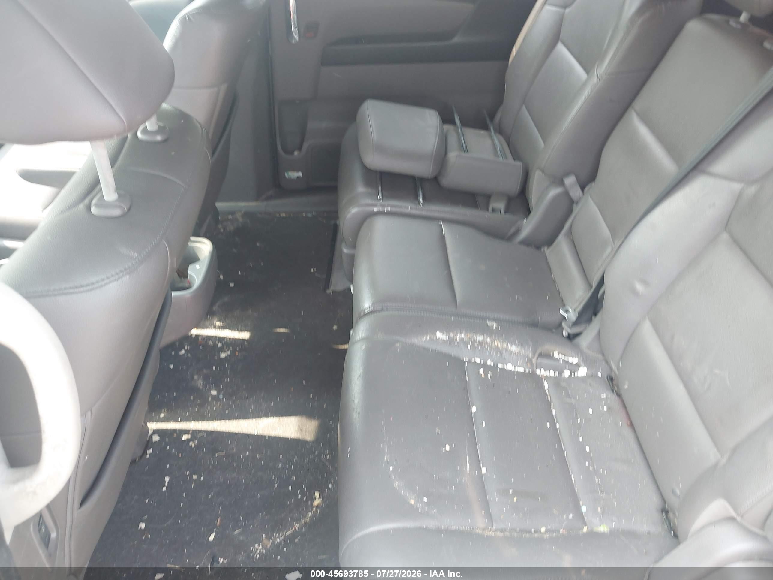 2014 Honda Odyssey Ex-l Black vin: 5FNRL5H62EB055384