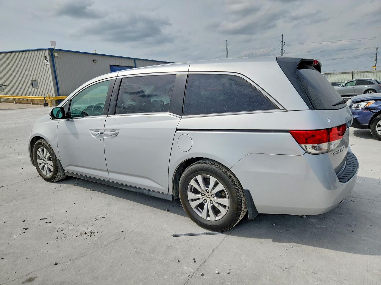 2014 Honda Odyssey Exl Silver vin: 5FNRL5H62EB057555