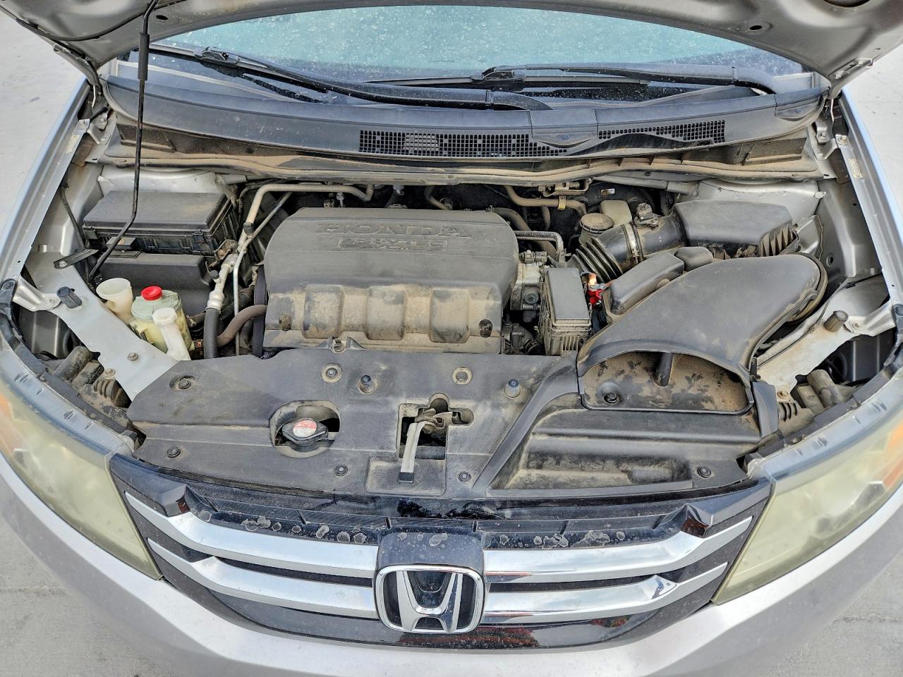 2014 Honda Odyssey Exl Silver vin: 5FNRL5H62EB057555