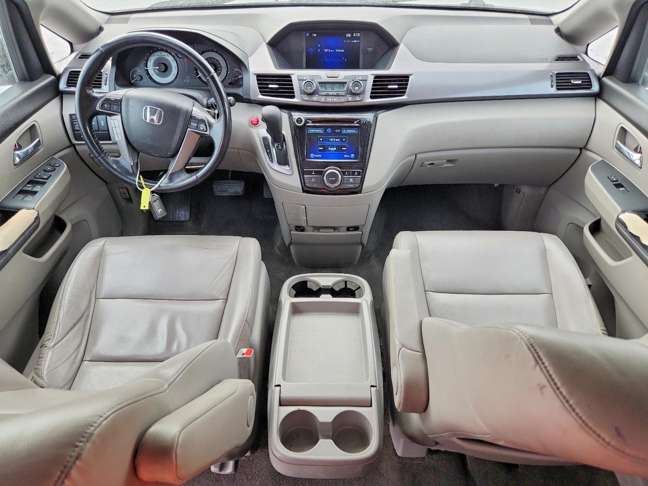 2014 Honda Odyssey Exl Silver vin: 5FNRL5H62EB057555