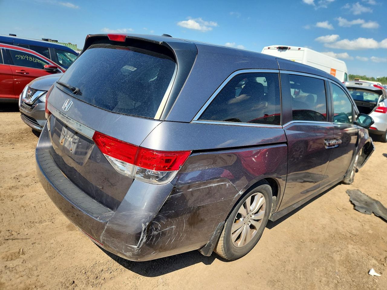 2014 Honda Odyssey Exl Gray vin: 5FNRL5H62EB062819