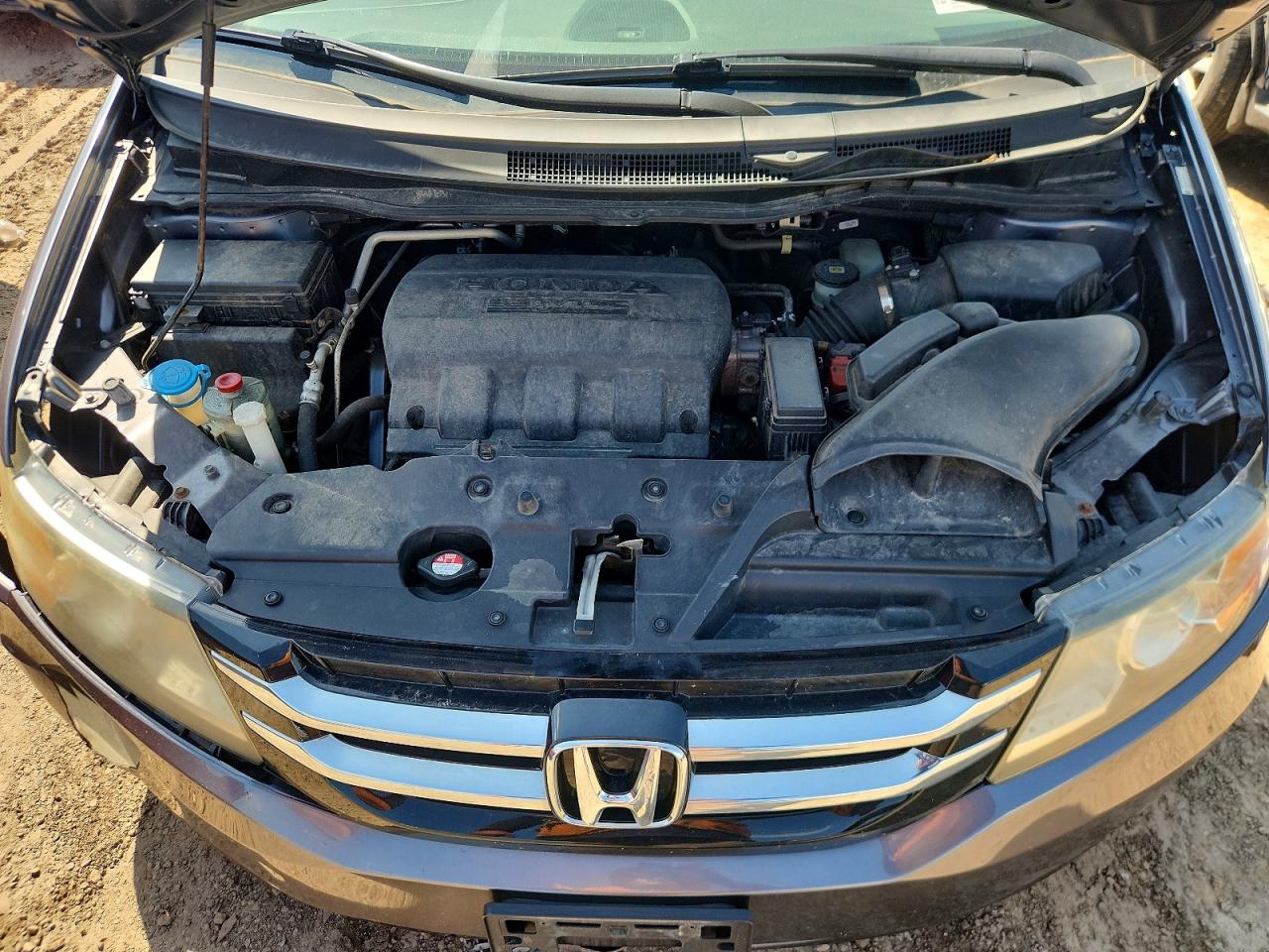 2014 Honda Odyssey Exl Gray vin: 5FNRL5H62EB062819