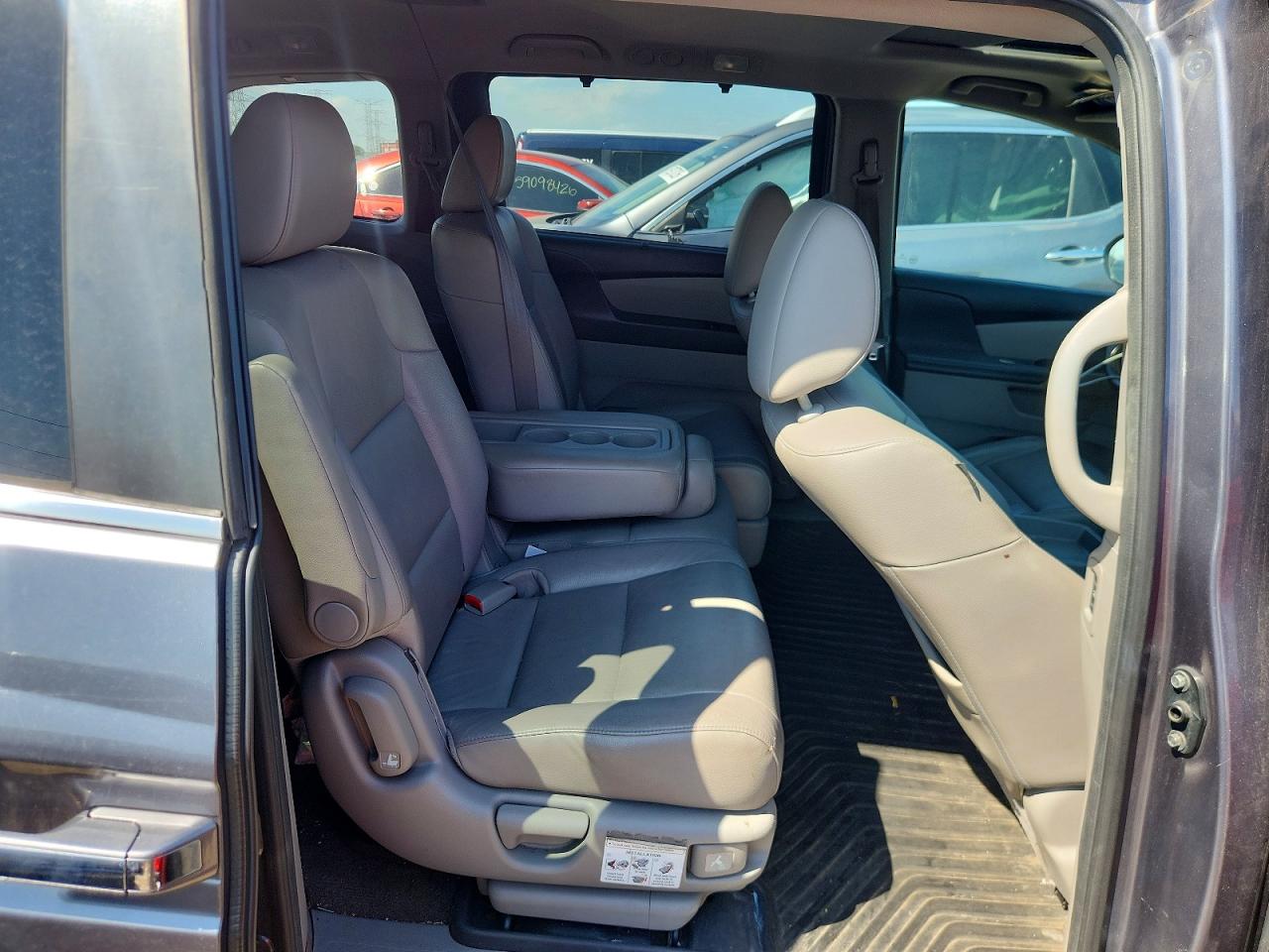 2014 Honda Odyssey Exl Gray vin: 5FNRL5H62EB062819