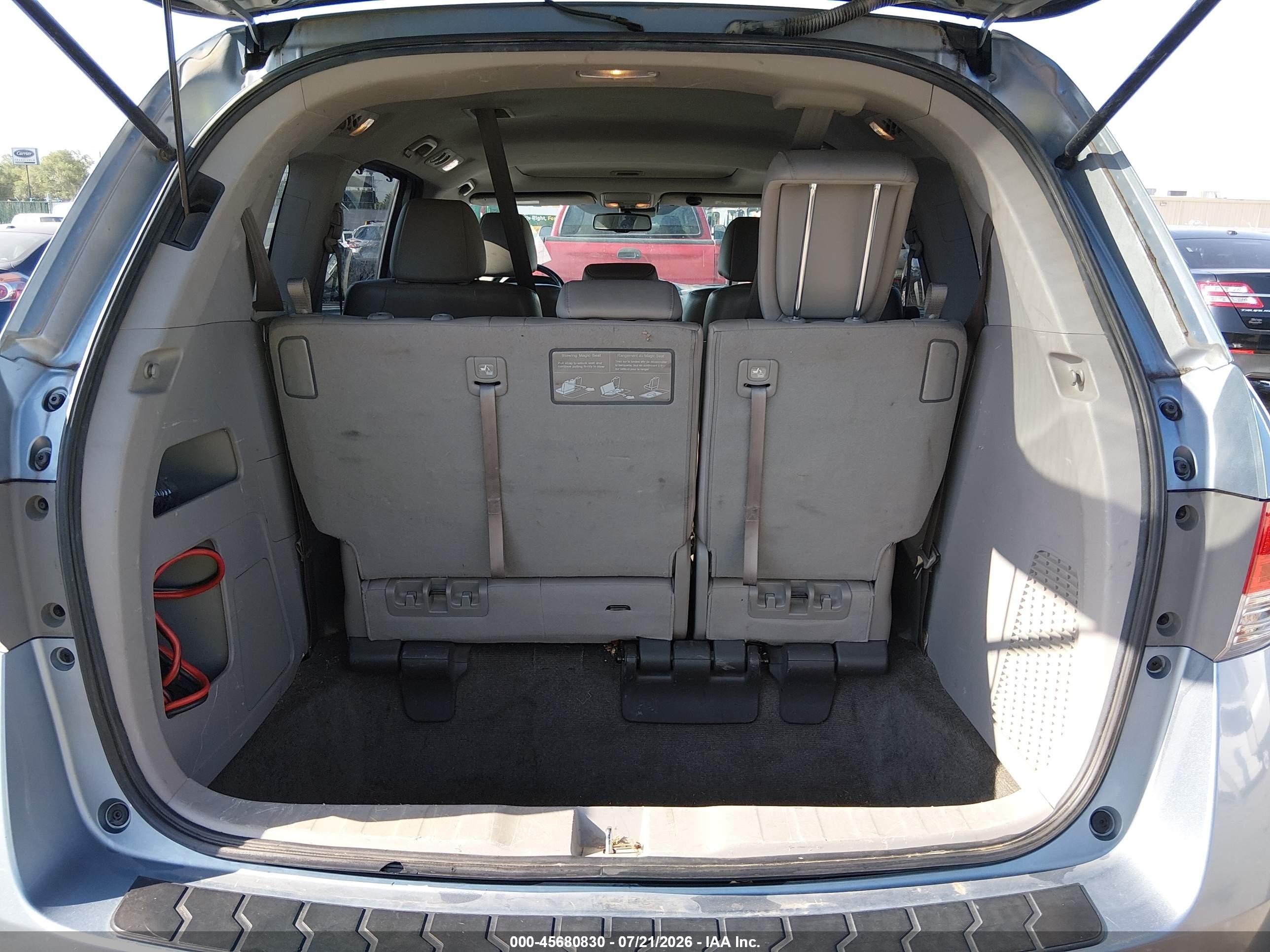 2014 Honda Odyssey Ex-l Blue vin: 5FNRL5H62EB065302