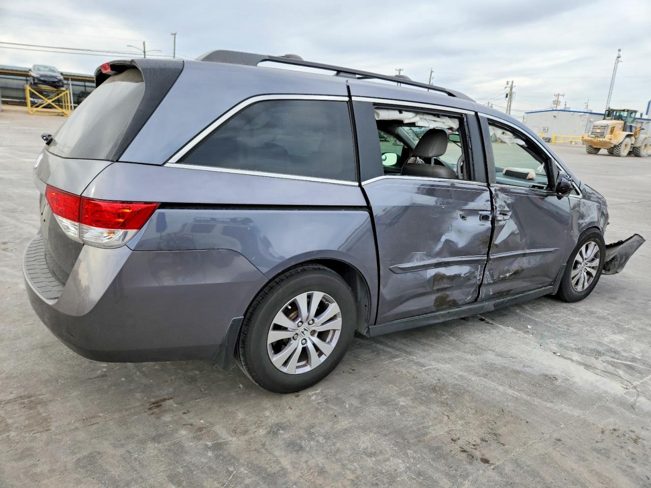 2014 Honda Odyssey Exl Gray vin: 5FNRL5H62EB074601