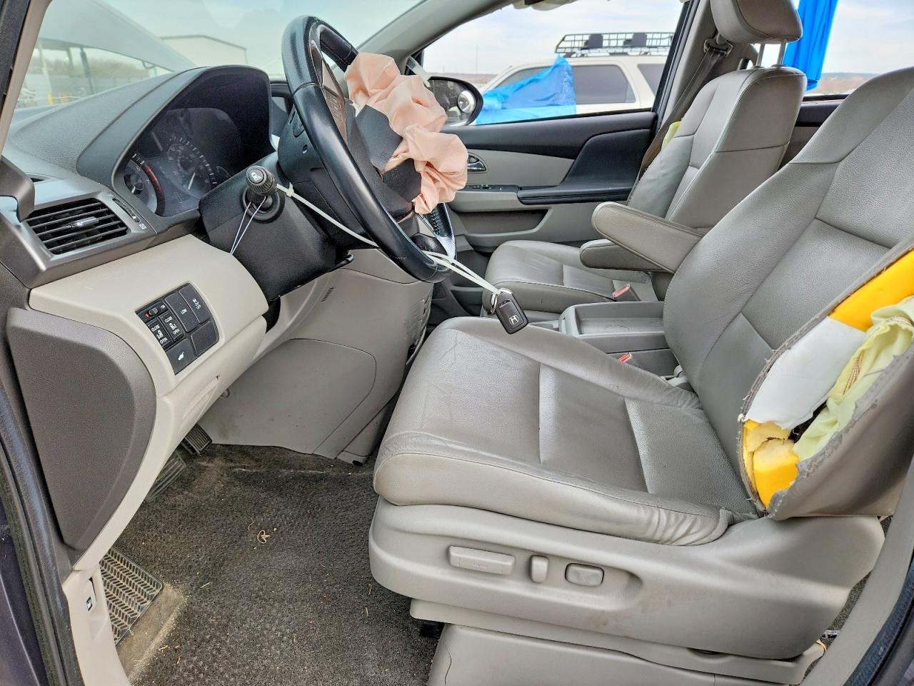 2014 Honda Odyssey Exl Gray vin: 5FNRL5H62EB074601