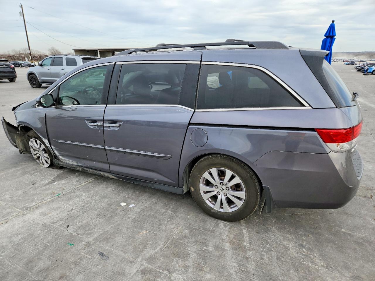 2014 Honda Odyssey Exl Gray vin: 5FNRL5H62EB074601