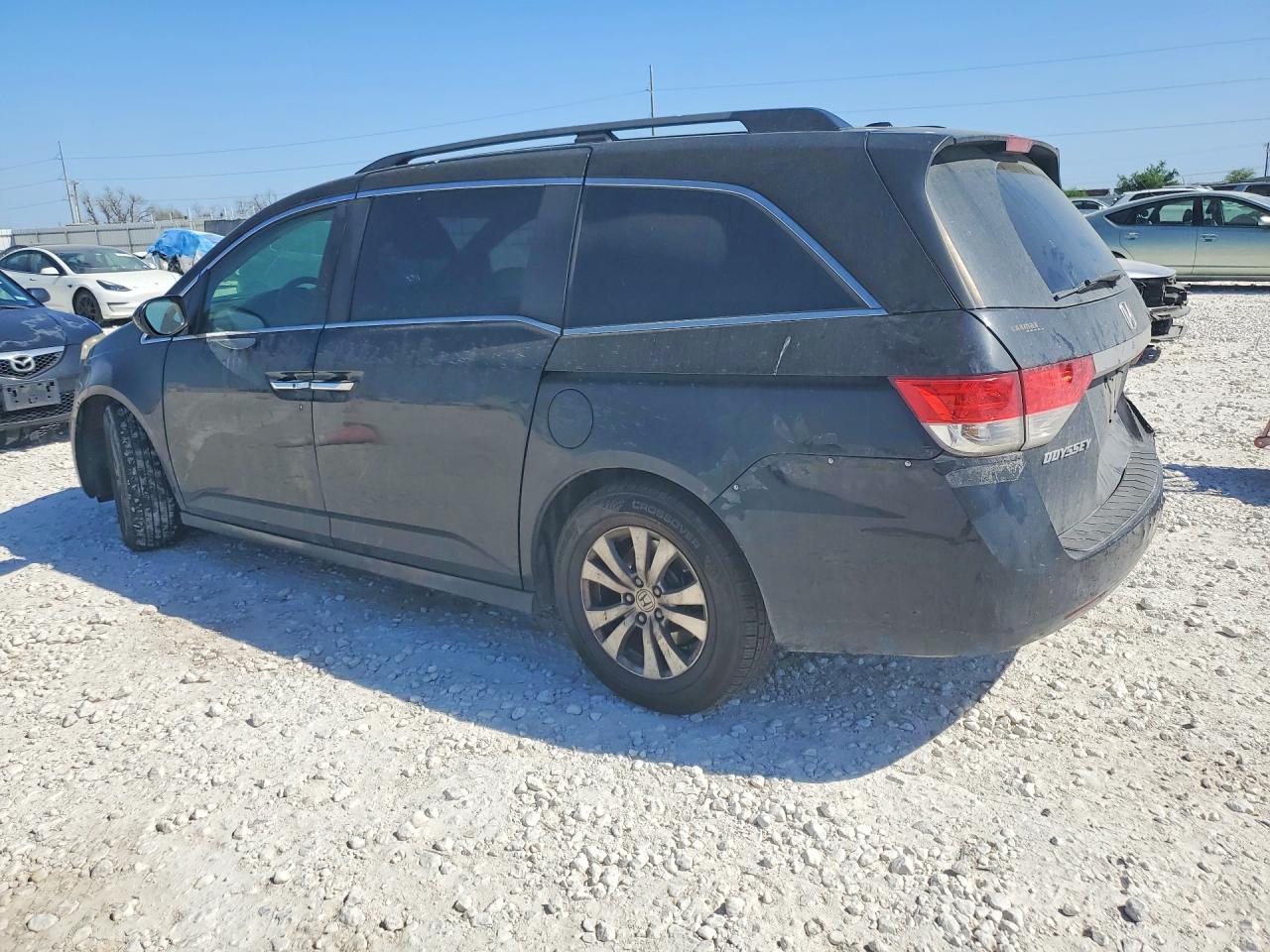 2014 Honda Odyssey Exl Black vin: 5FNRL5H62EB083086
