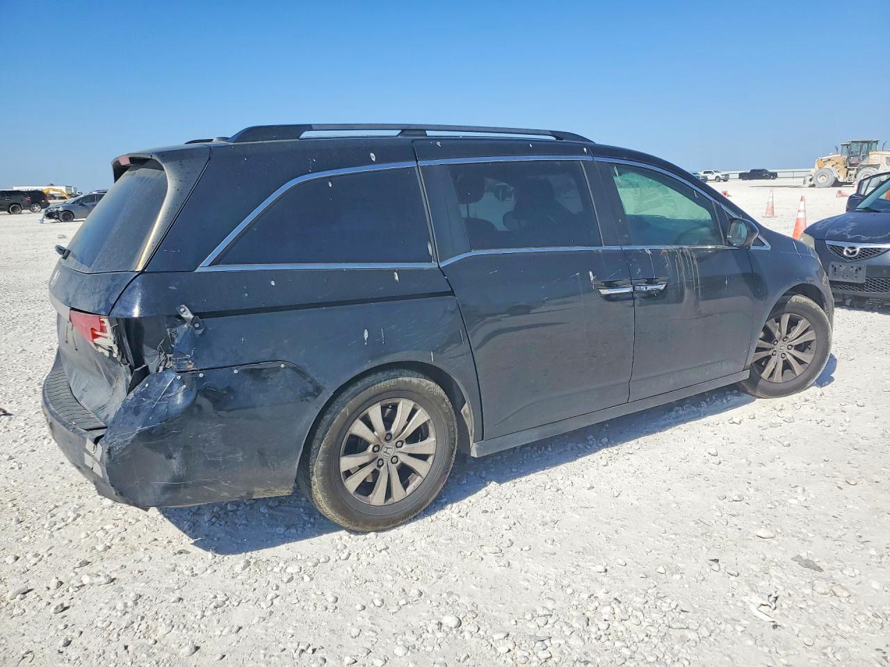 2014 Honda Odyssey Exl Black vin: 5FNRL5H62EB083086