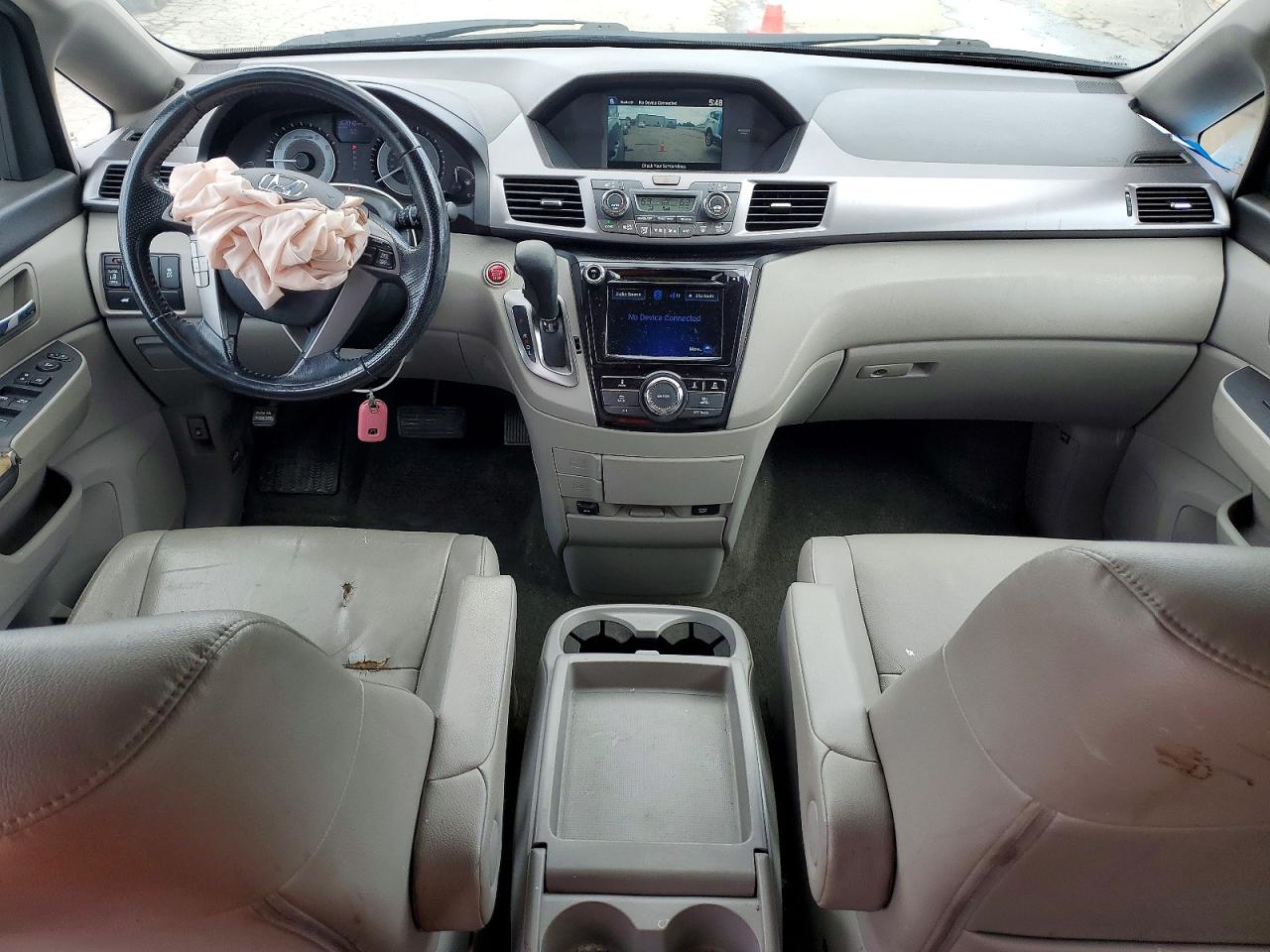2014 Honda Odyssey Exl Silver vin: 5FNRL5H62EB104339