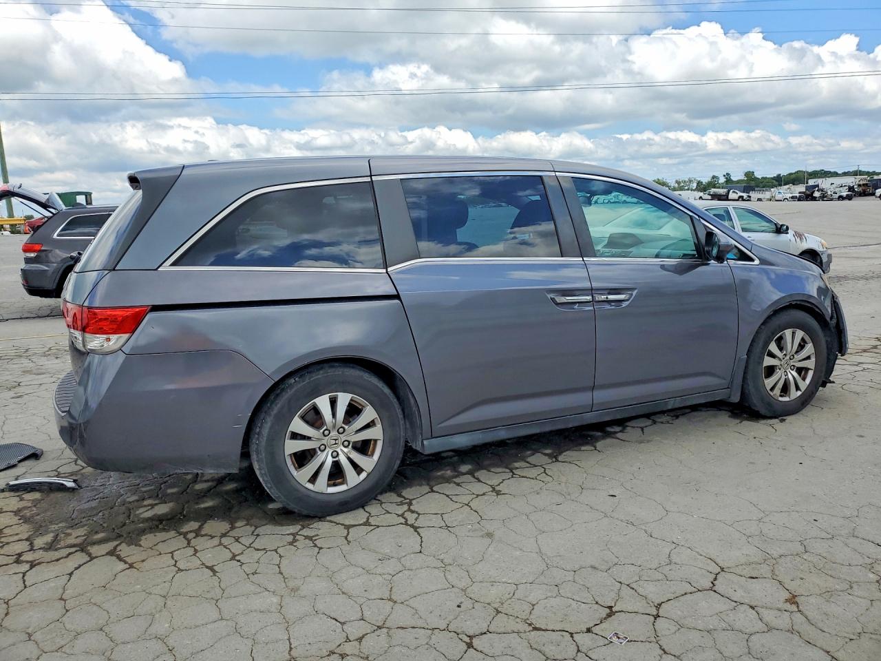 2014 Honda Odyssey Exl Silver vin: 5FNRL5H62EB104339